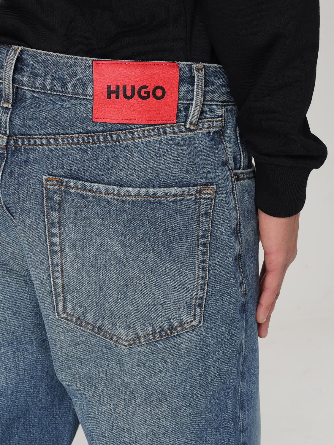 HUGO JEANS: Jeans men Hugo, Navy - Img 3