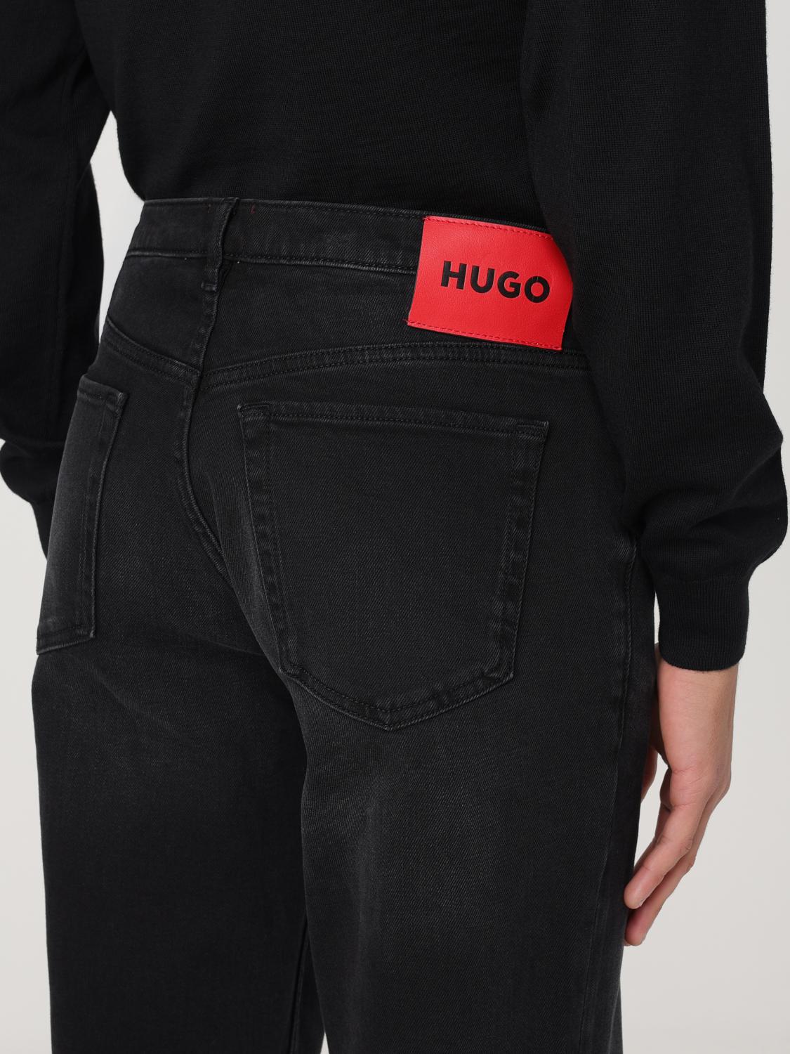 HUGO JEANS: Jeans men Hugo, Black - Img 3