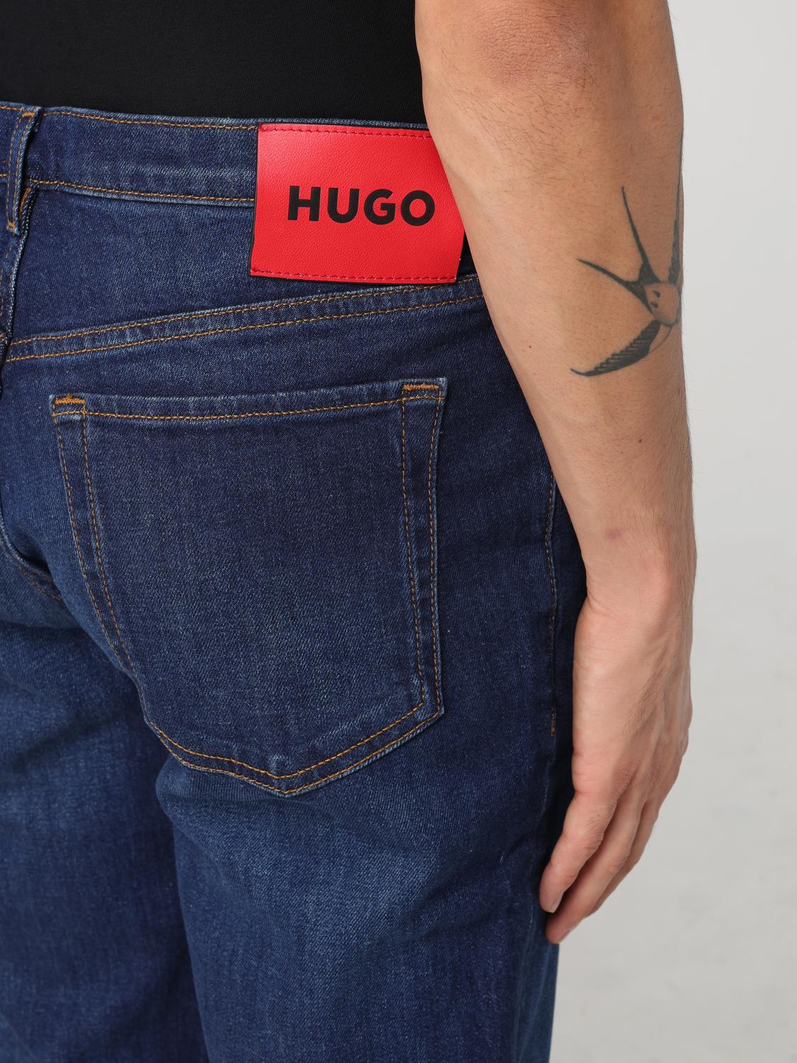 HUGO JEANS: Jeans men Hugo, Blue - Img 3