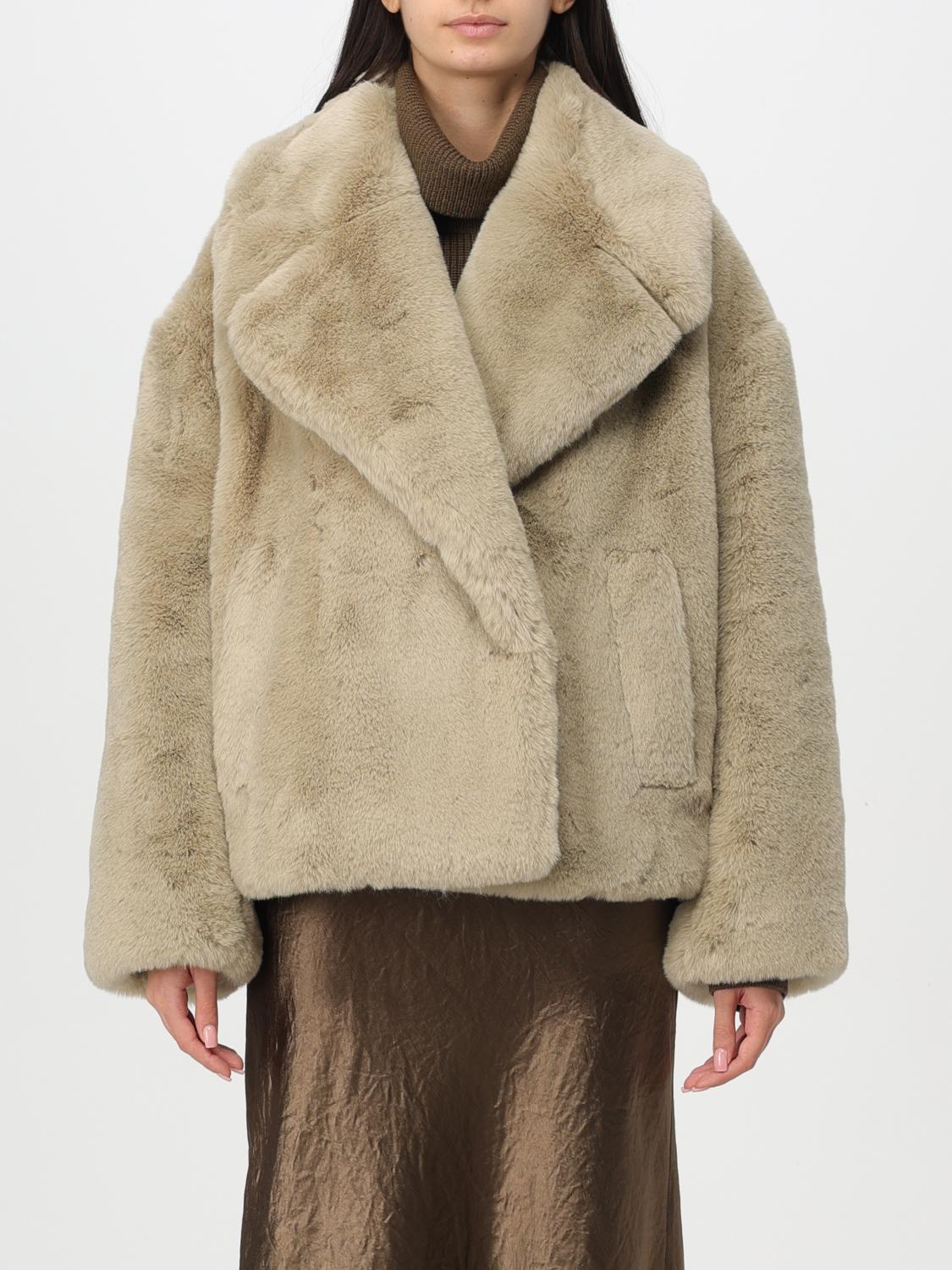 BOSS FUR COATS: Jacket woman Boss, Natural - Img 1