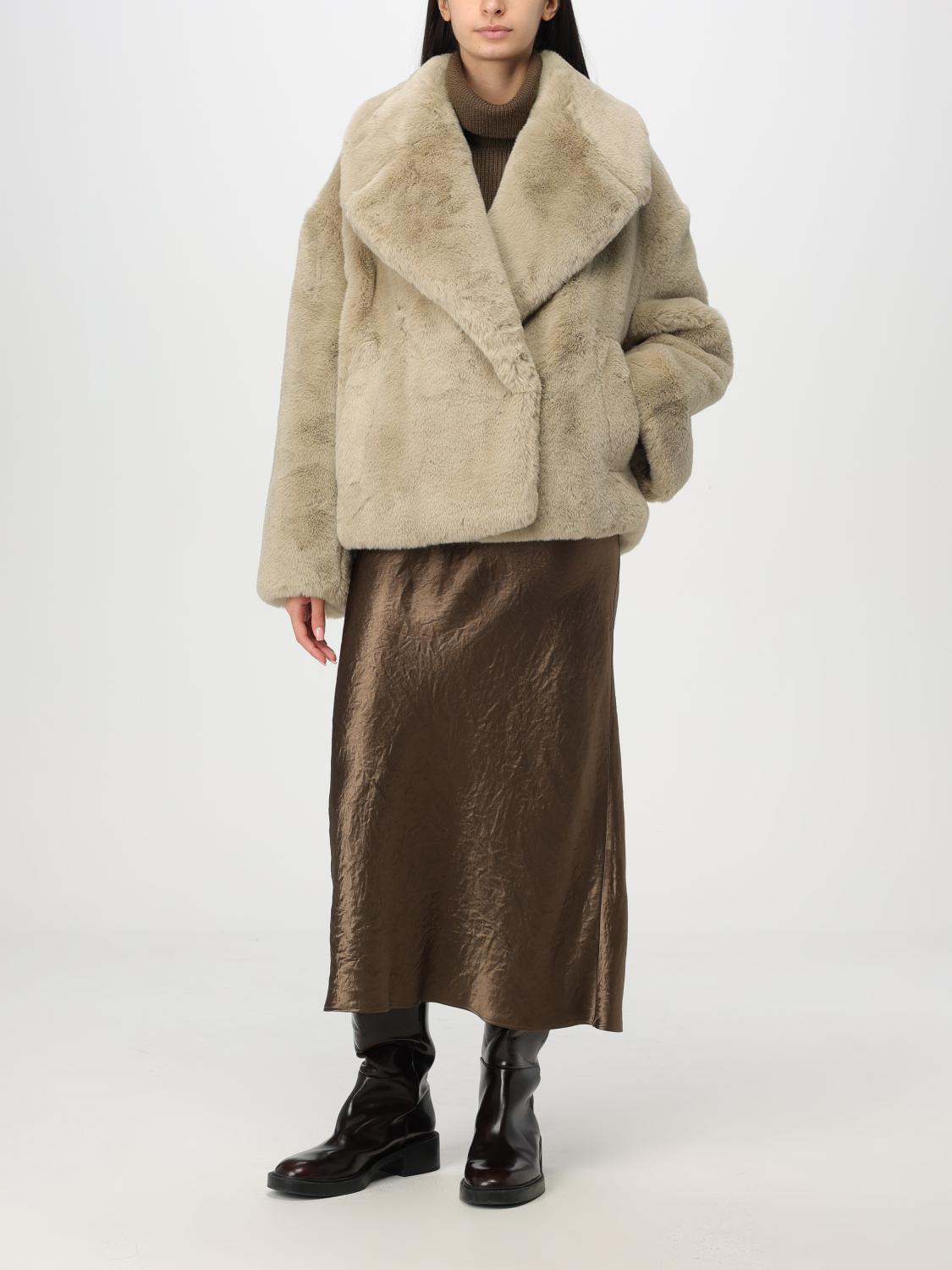 BOSS FUR COATS: Jacket woman Boss, Natural - Img 2