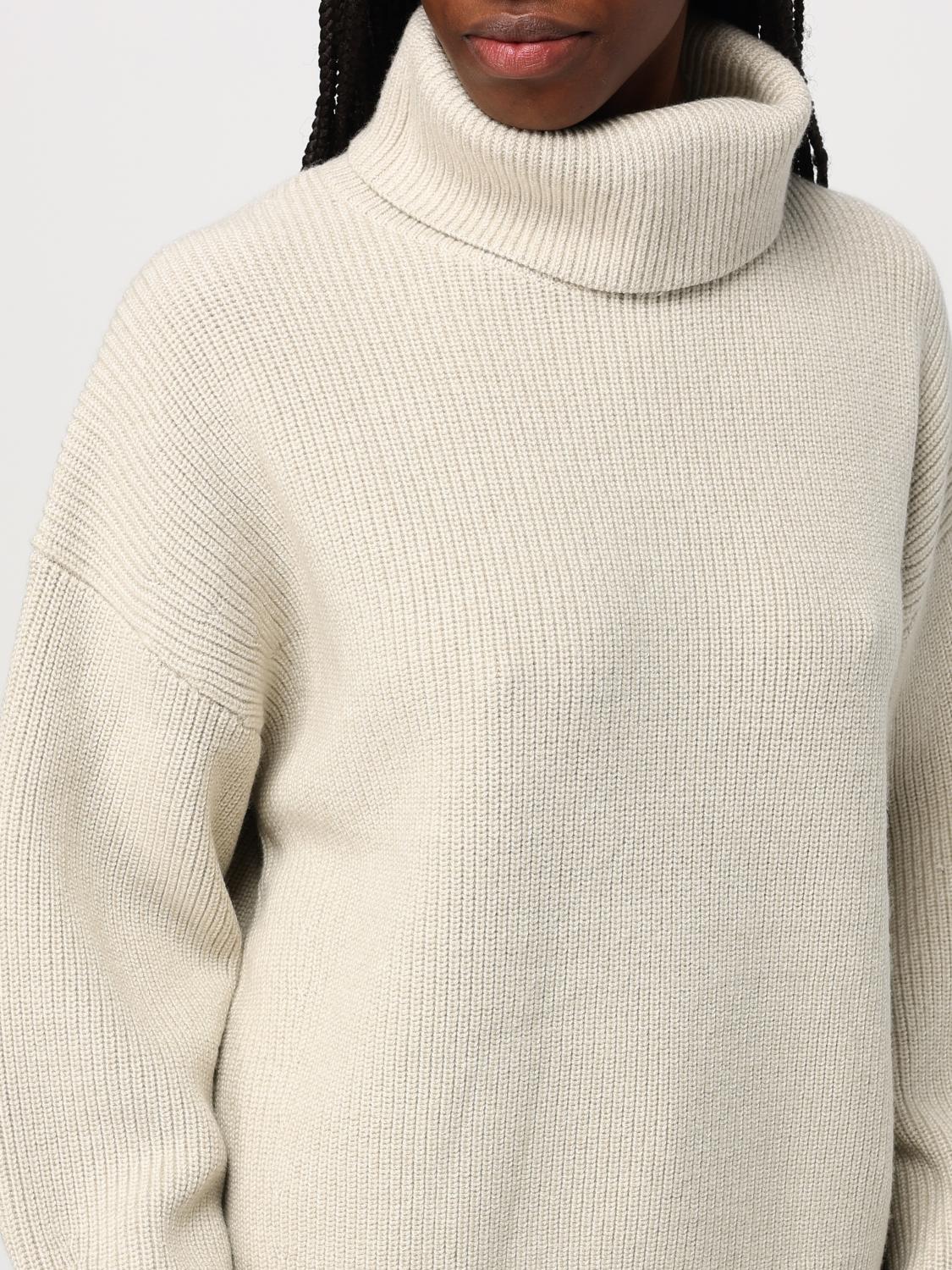 BOSS MAGLIA: Pullover Boss in lana vergine , Naturale - Img 3