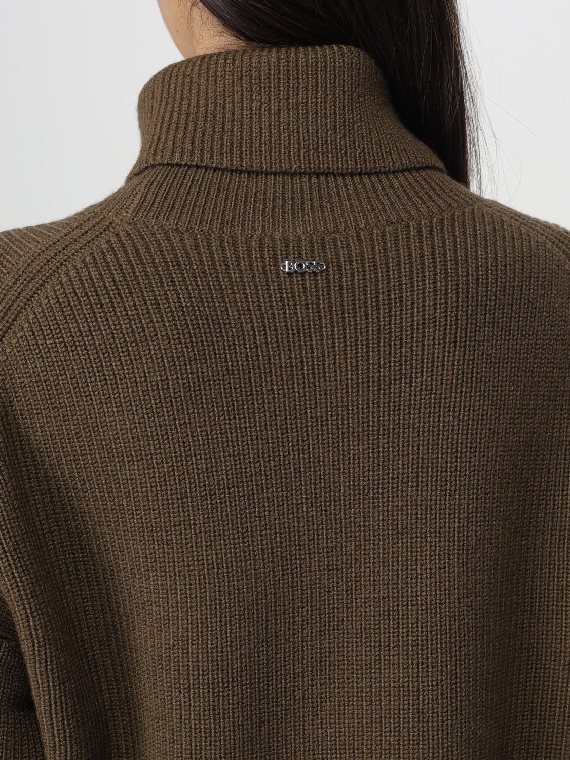 BOSS PULL: Pull femme Boss, Café - Img 3