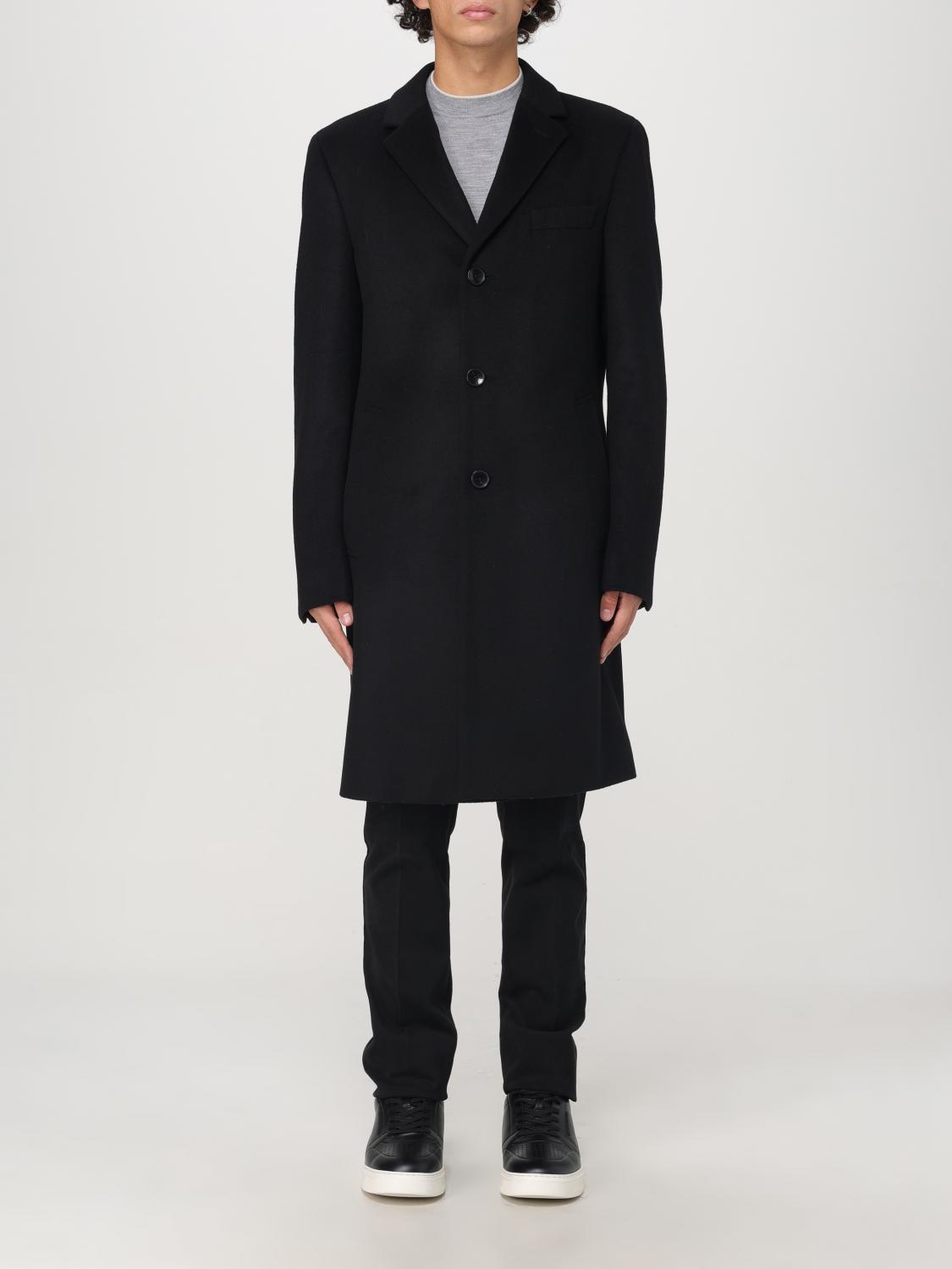 BOSS COAT: Coat men Boss, Black - Img 1