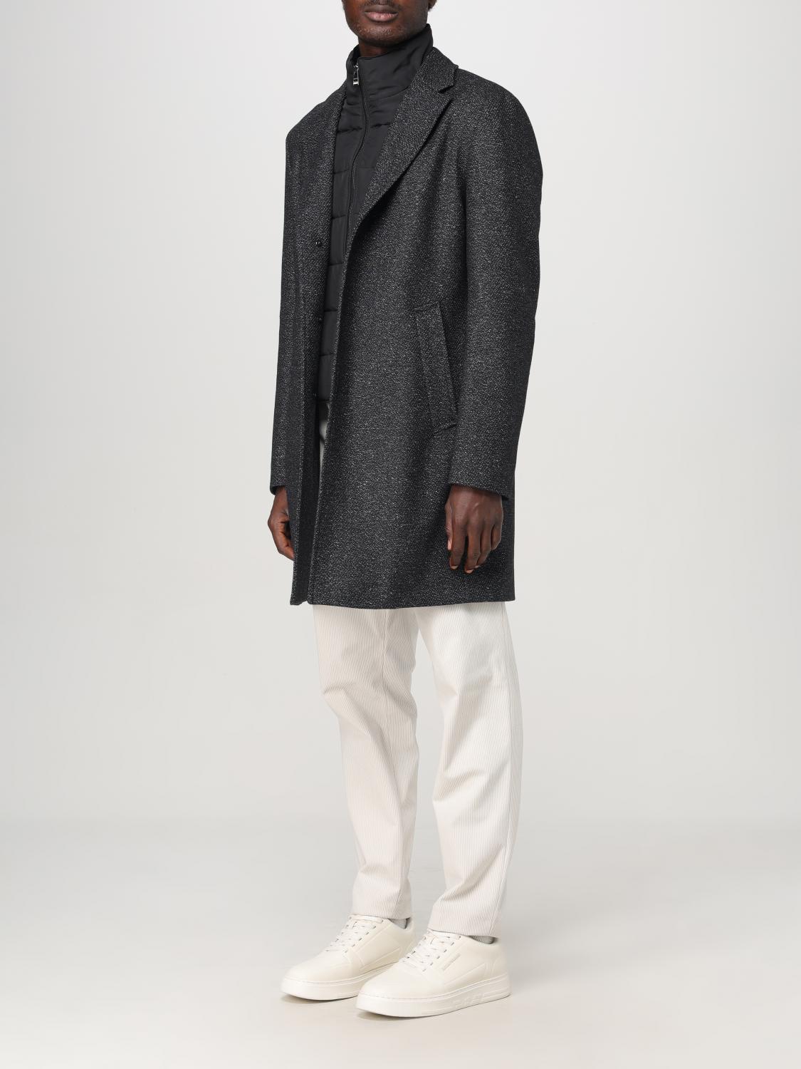 BOSS COAT: Coat men Boss, Black - Img 3