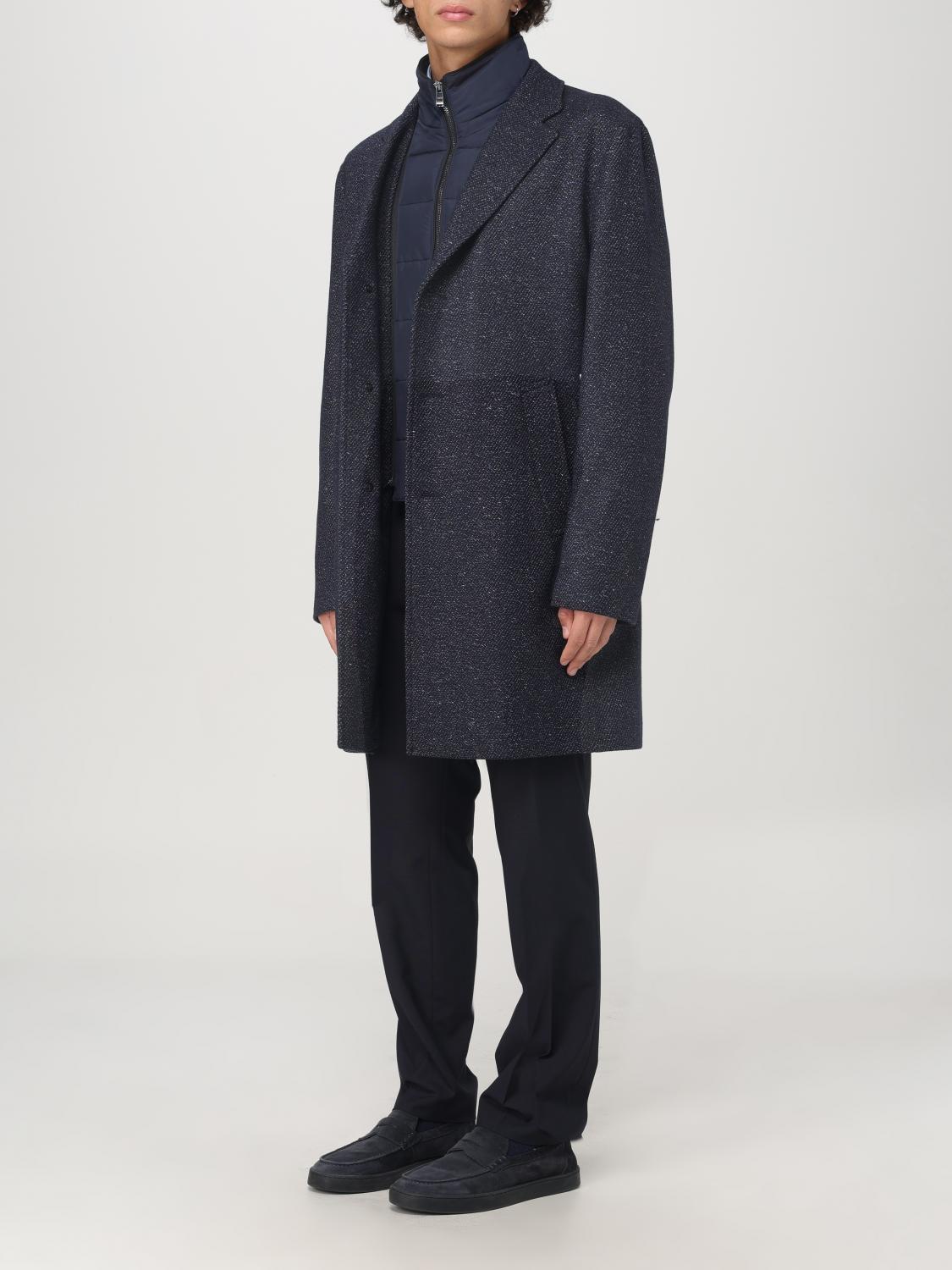 BOSS COAT: Coat men Boss, Blue - Img 3