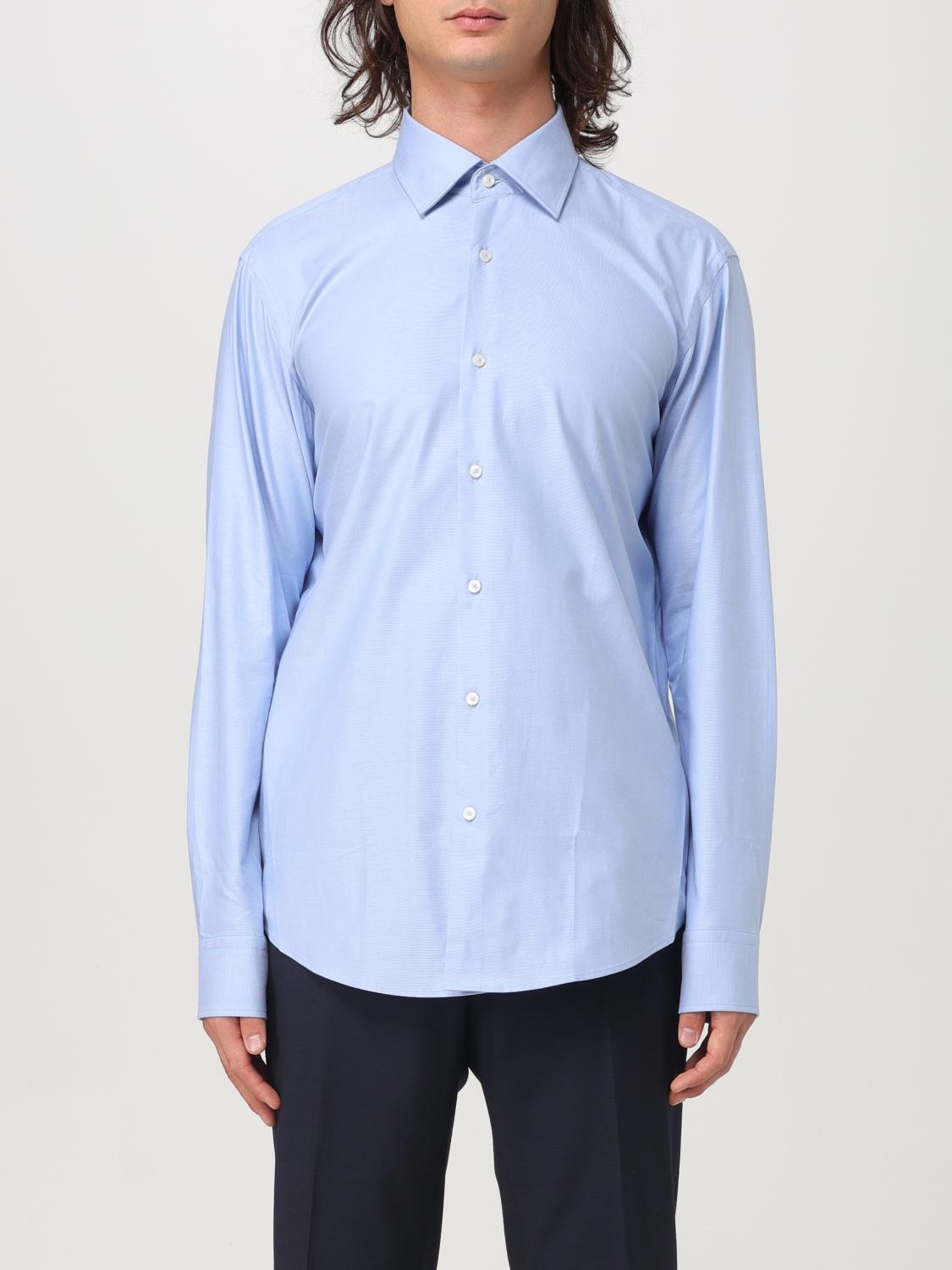 BOSS SHIRT: Shirt men Boss, Gnawed Blue - Img 1