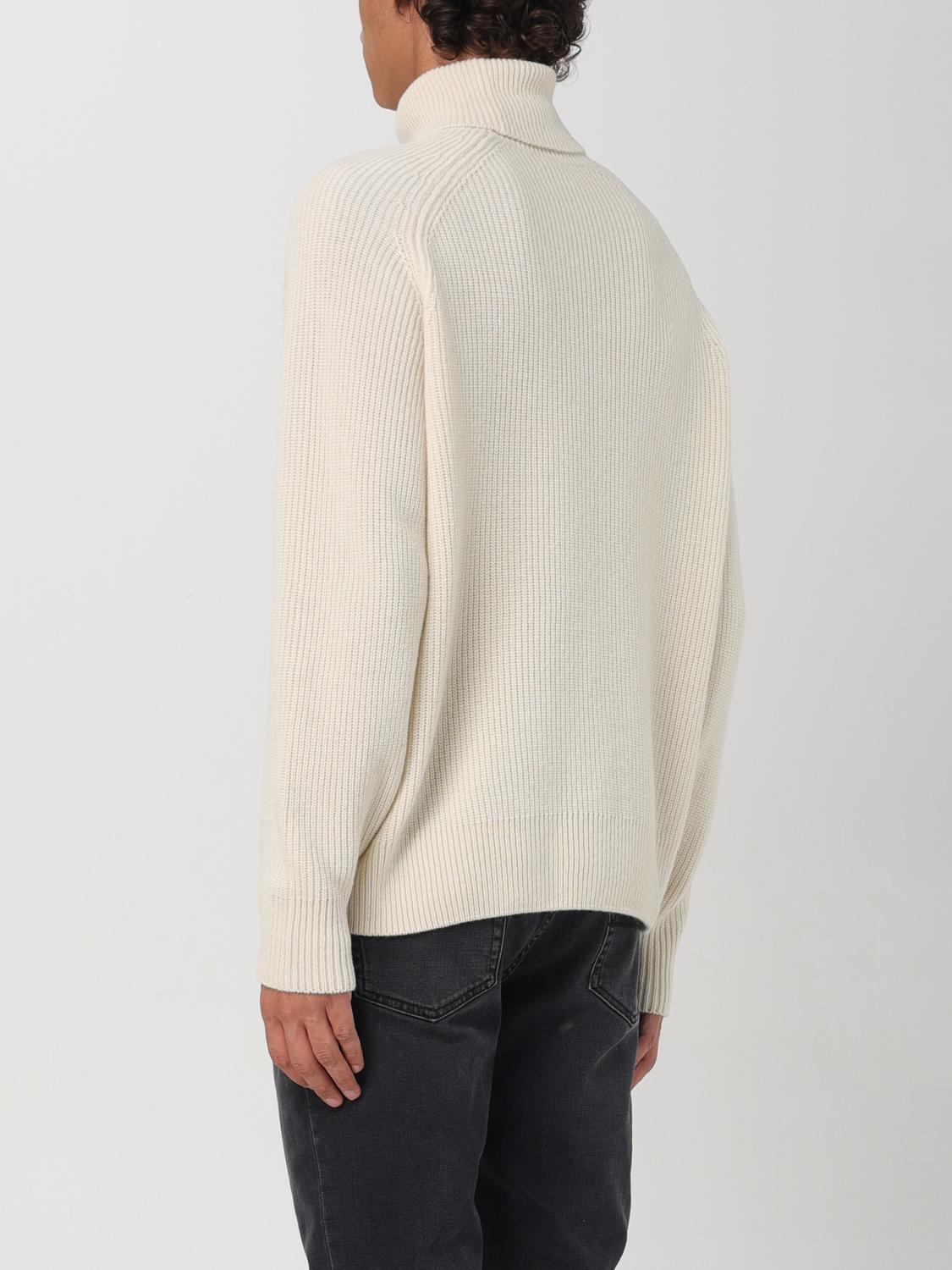 BOSS SWEATER: Sweater men Boss, Ivory - Img 2