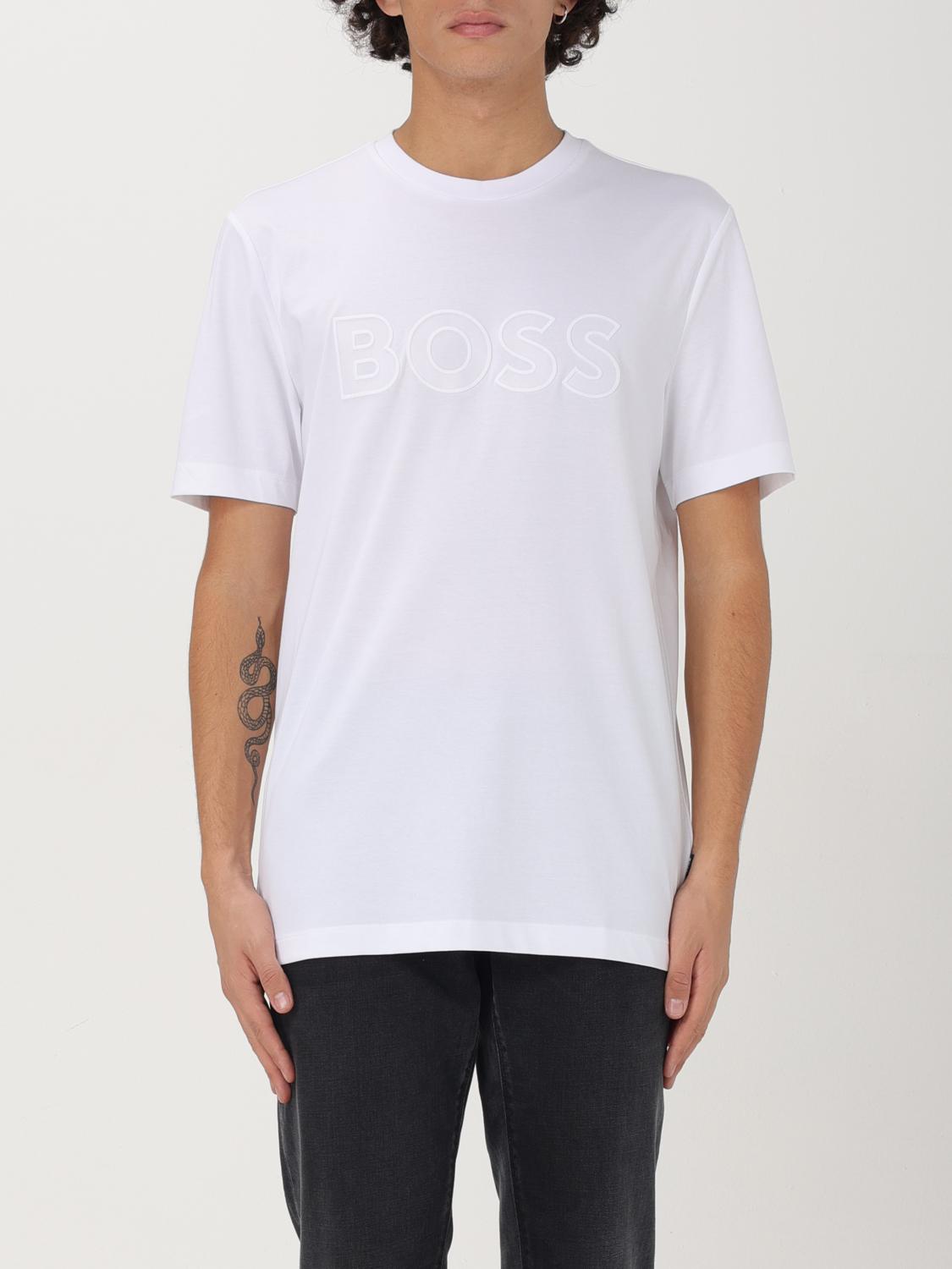 BOSS T-SHIRT: T-shirt men Boss, White - Img 1