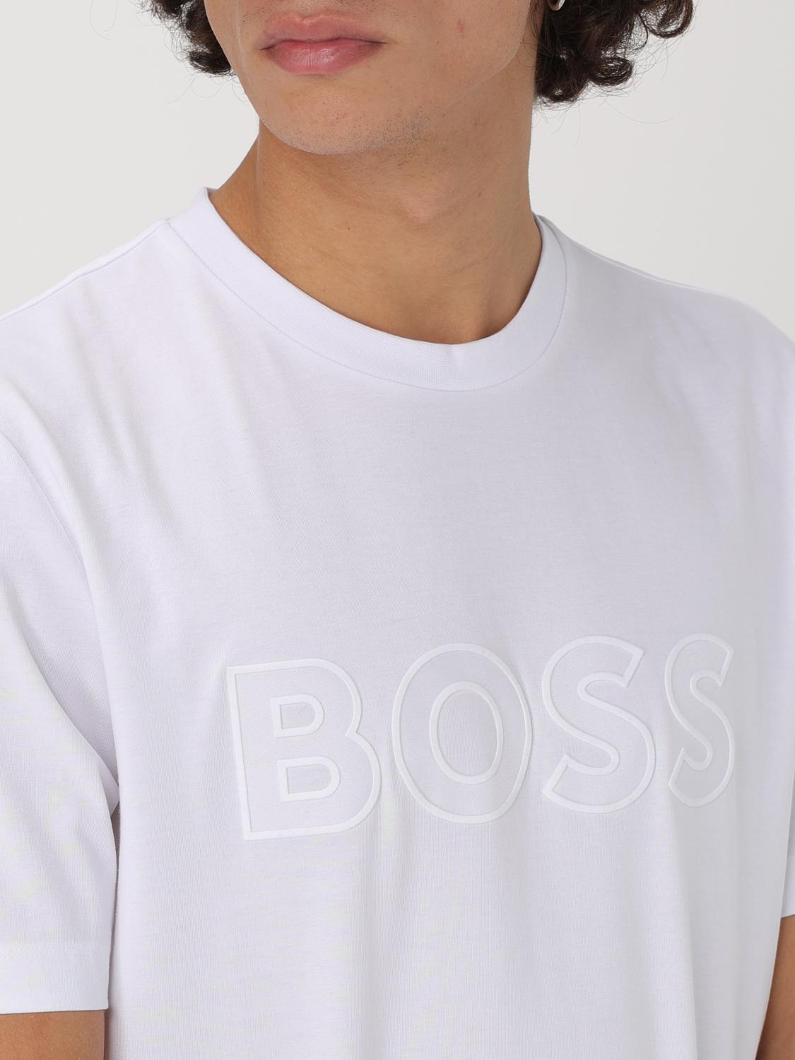 BOSS T-SHIRT: T-shirt men Boss, White - Img 3