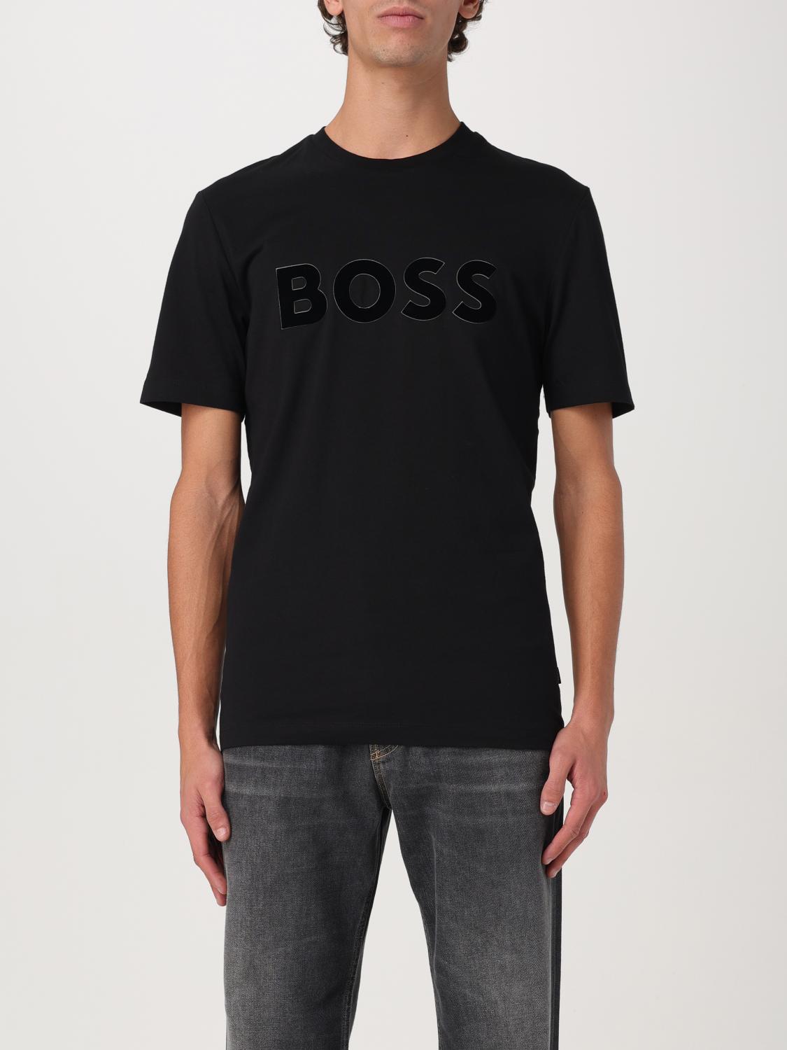 BOSS T-SHIRT: T-shirt men Boss, Black - Img 1