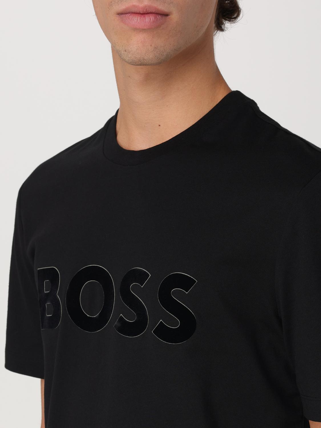 BOSS T-SHIRT: T-shirt men Boss, Black - Img 3