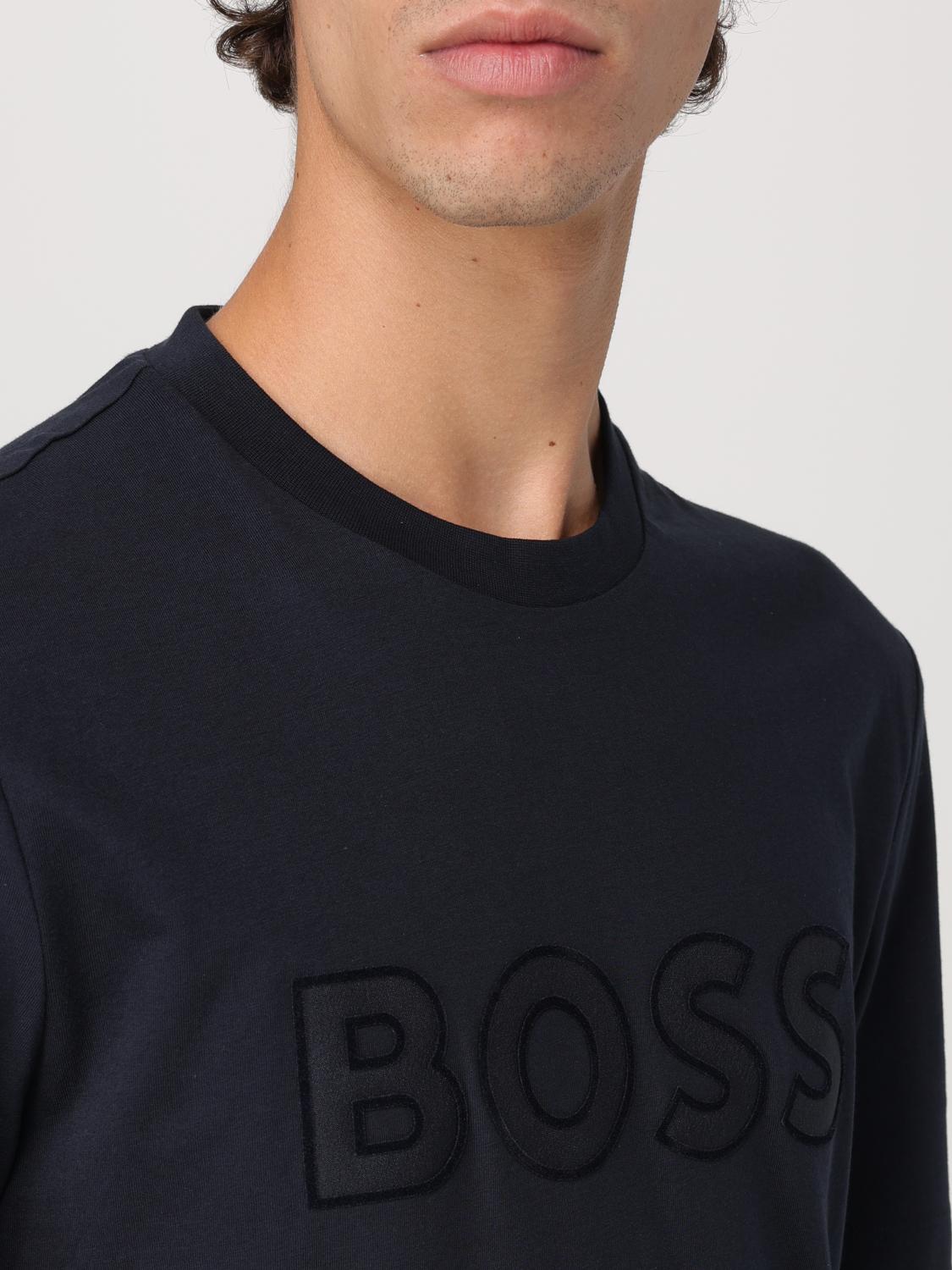 BOSS T-SHIRT: T-shirt men Boss, Blue - Img 3