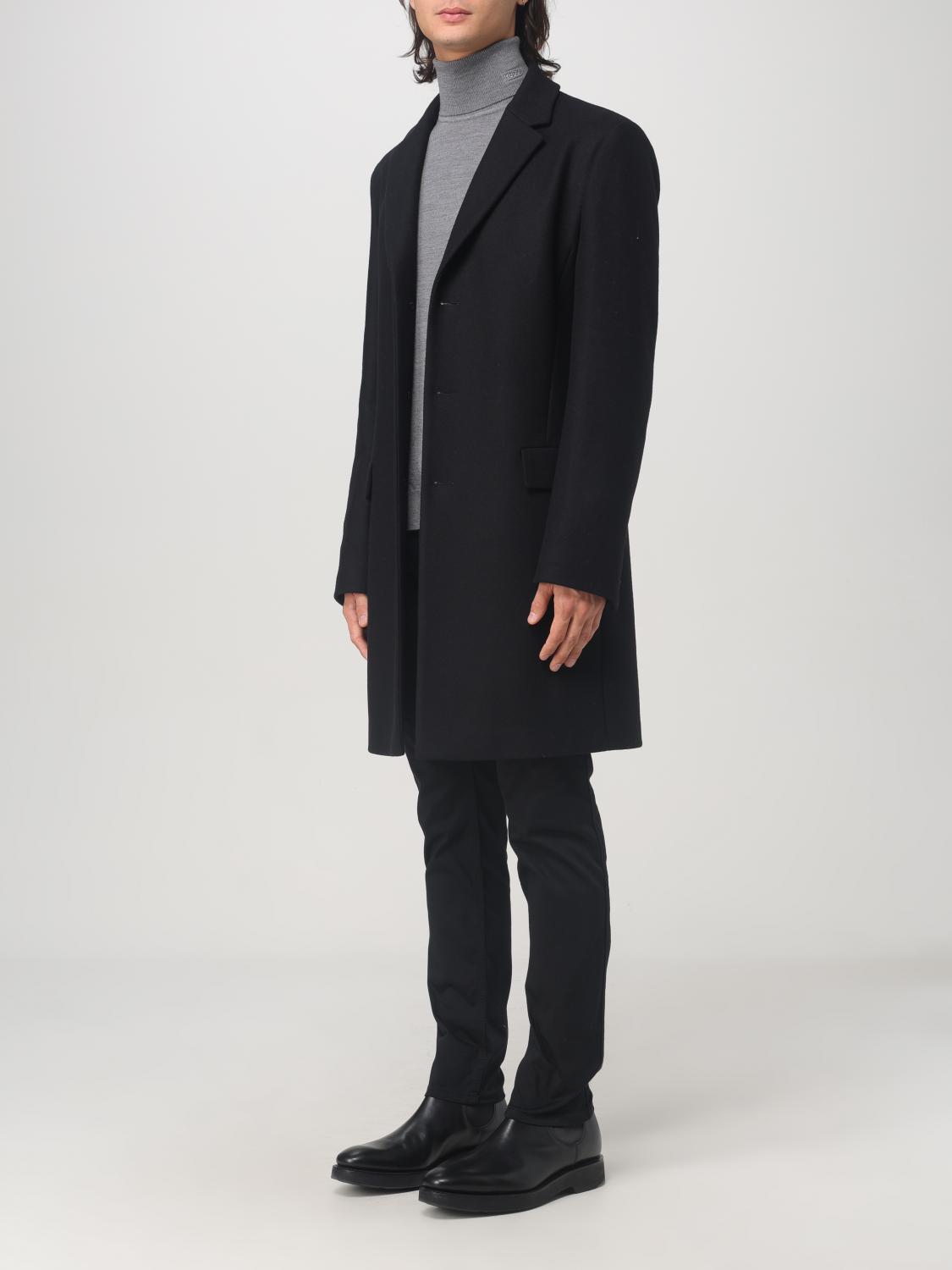 HUGO COAT: Coat men Hugo, Black - Img 3
