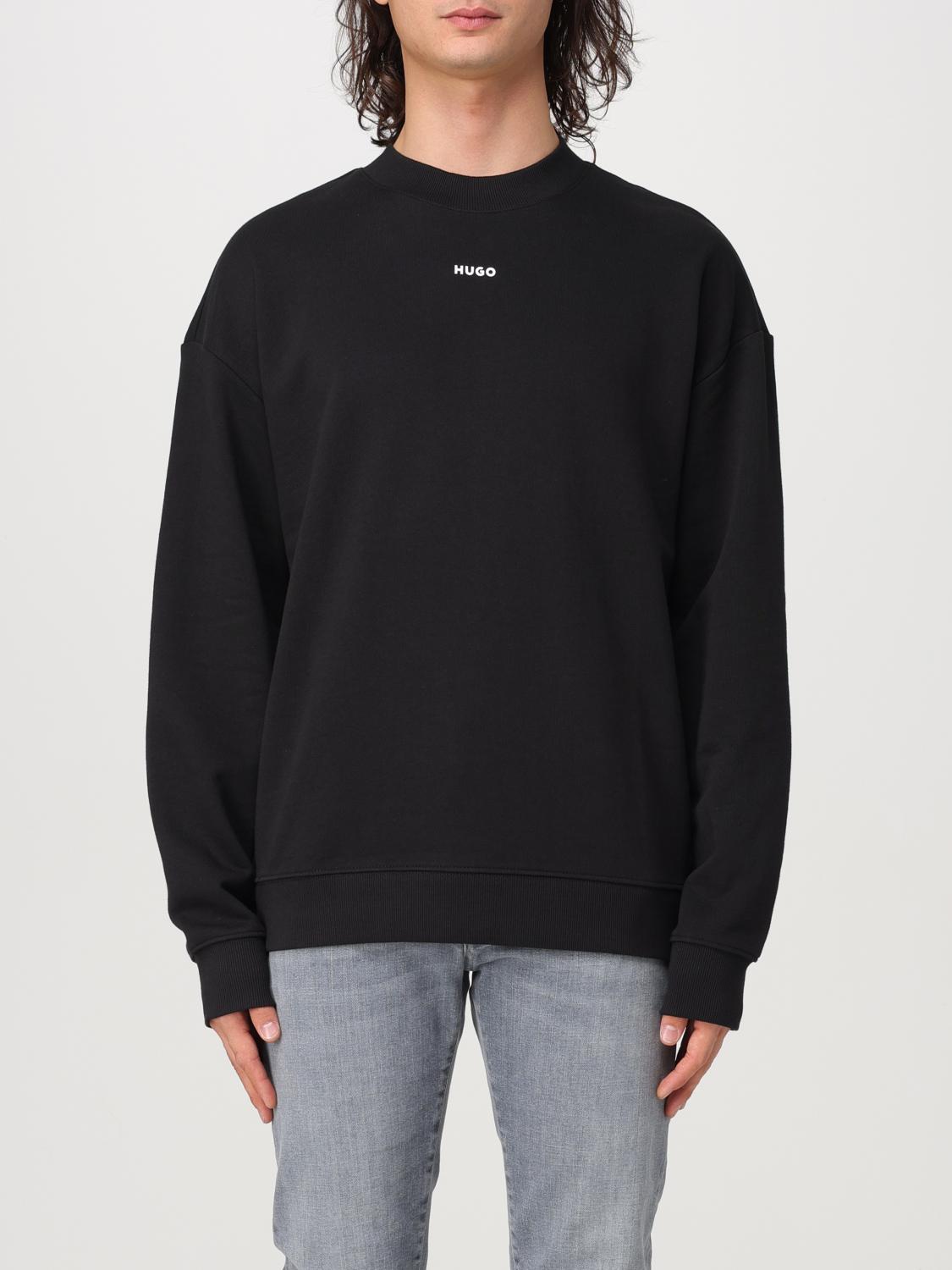 HUGO SWEATSHIRT: Sweatshirt men Hugo, Black - Img 1