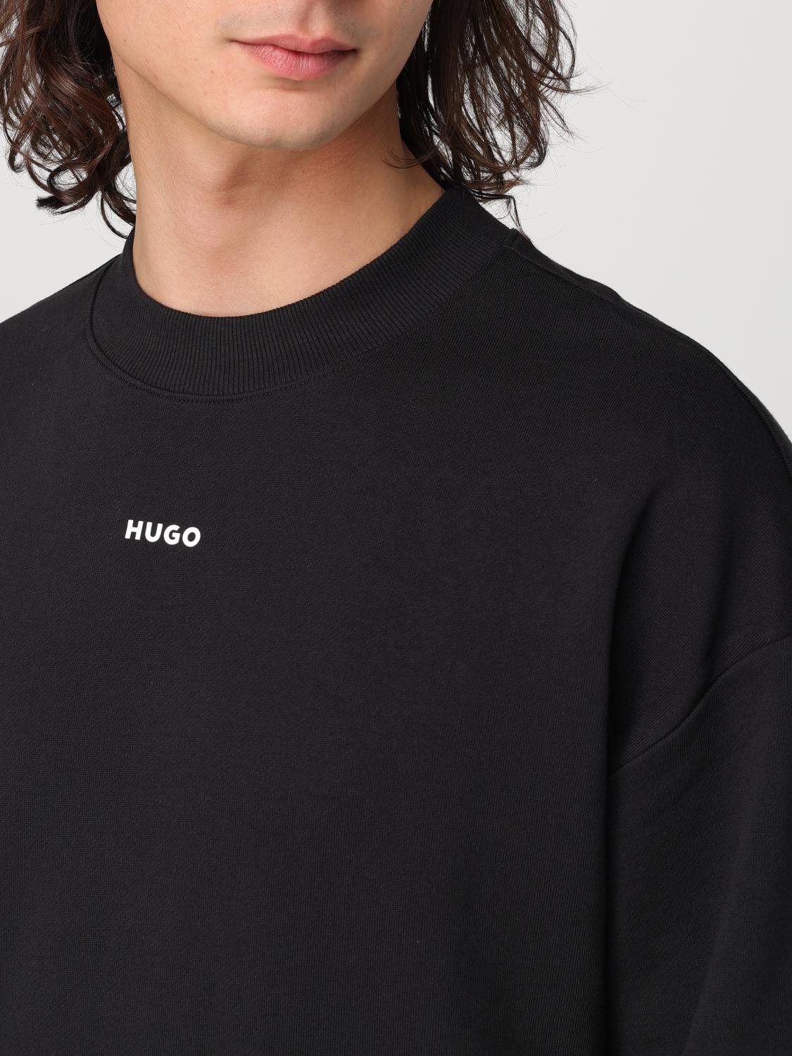 HUGO SWEATSHIRT: Sweatshirt men Hugo, Black - Img 3