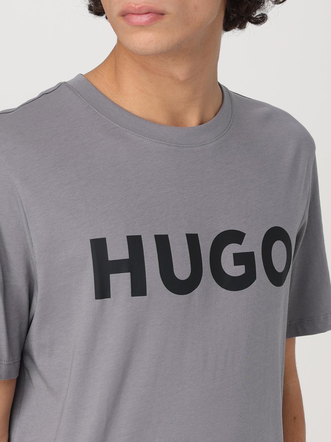 HUGO T-SHIRT: T-shirt men Hugo, Grey - Img 3