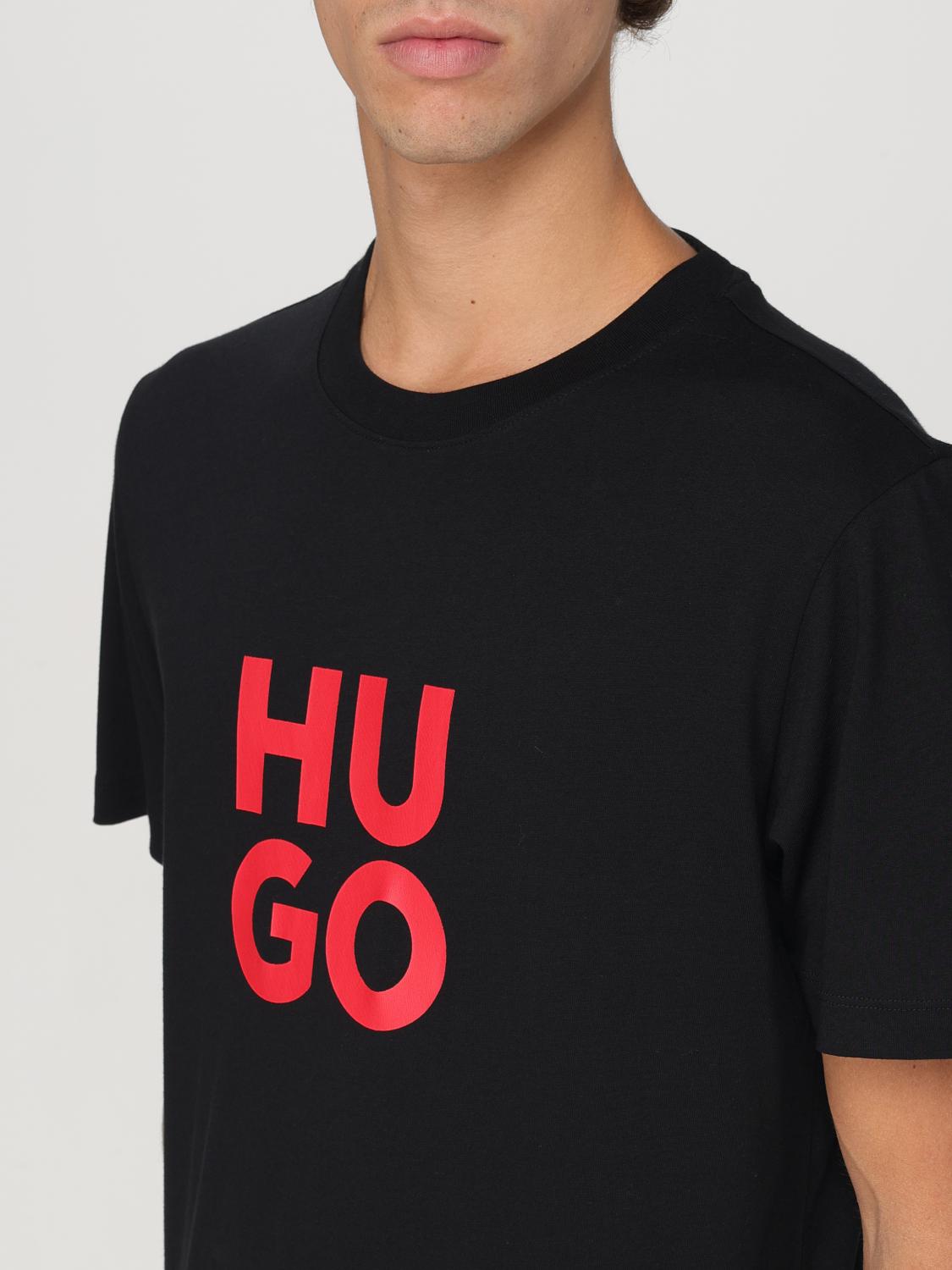 HUGO T-SHIRT: T-shirt men Hugo, Black - Img 3