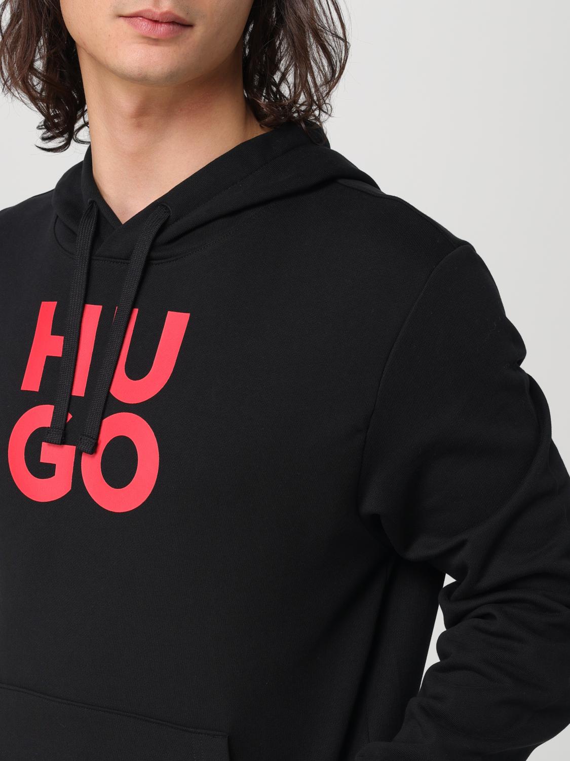 HUGO SWEATSHIRT: Sweatshirt homme Hugo, Noir - Img 3