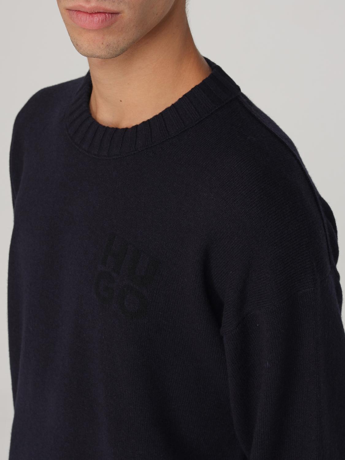 HUGO SWEATER: Sweater men Hugo, Blue - Img 3