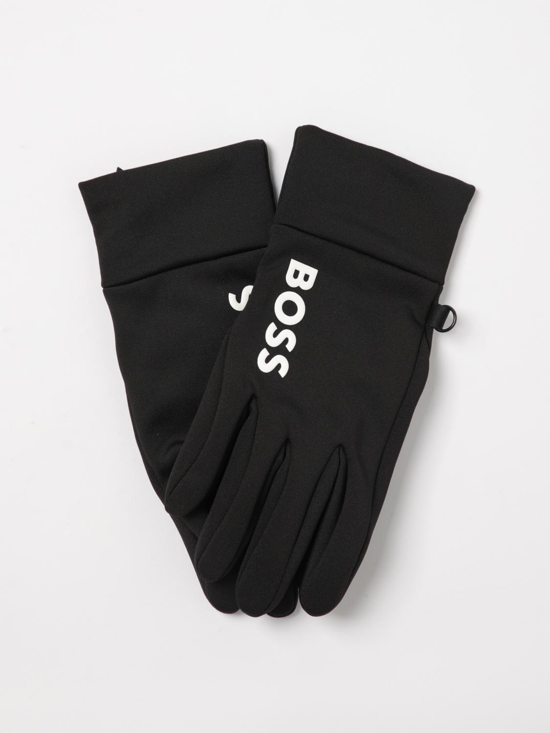 BOSS GLOVES: Gloves men Boss, Black - Img 1