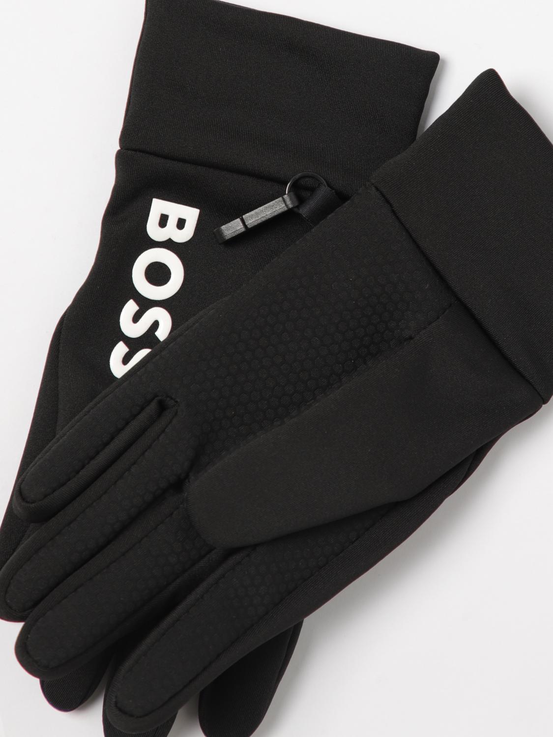 BOSS GLOVES: Gloves men Boss, Black - Img 2