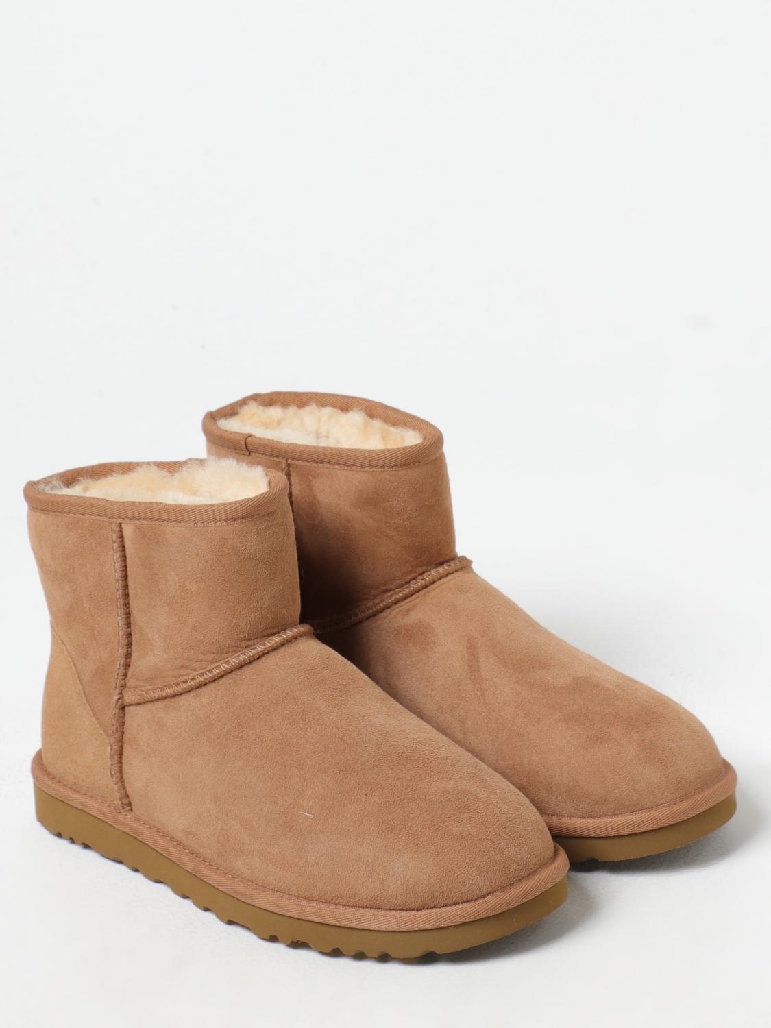 UGG STIVALETTI: Stivaletto Classic Mini UGG in camoscio , Nocciola - Img 2