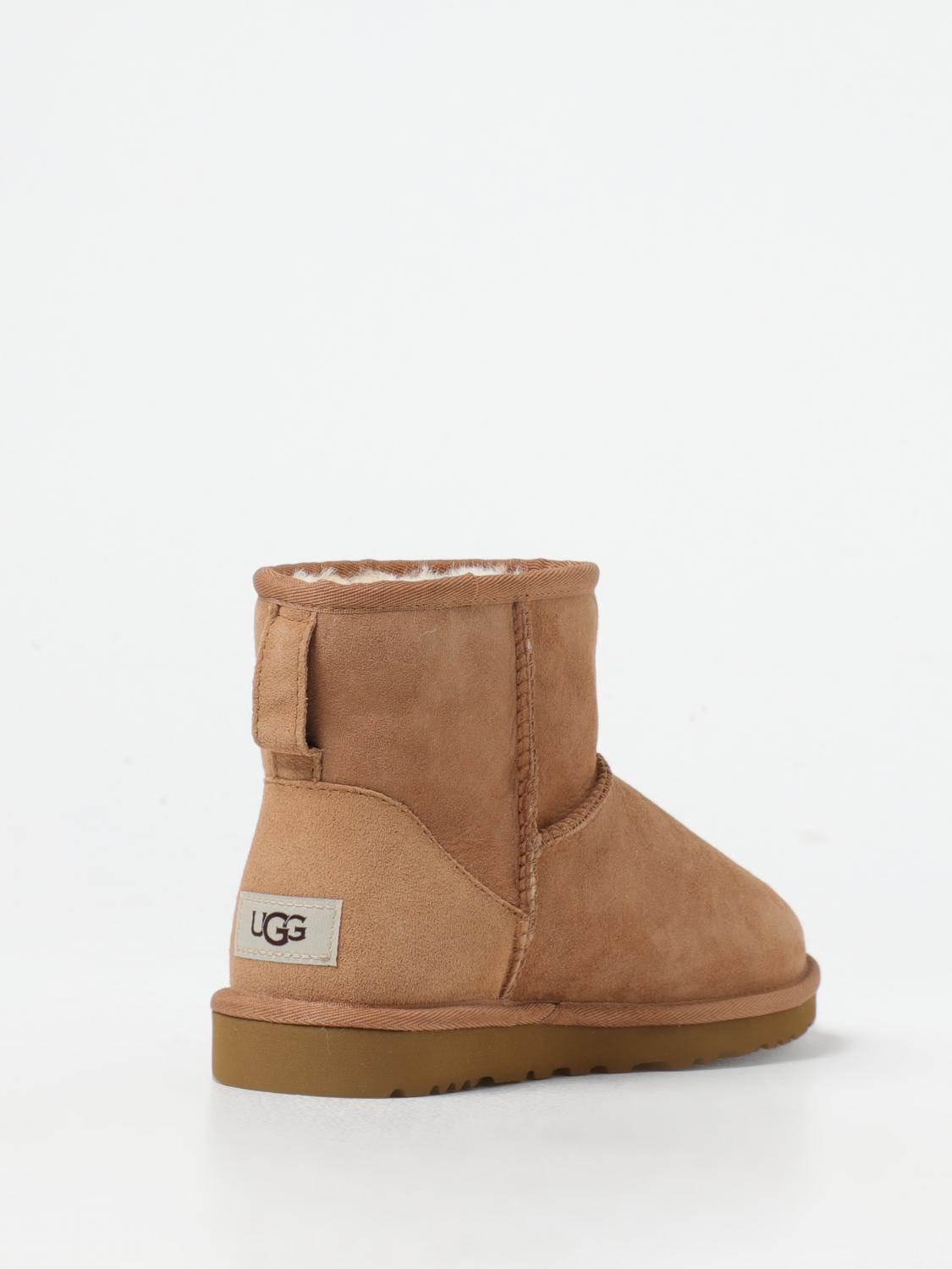 UGG STIVALETTI: Stivaletto Classic Mini UGG in camoscio , Nocciola - Img 3