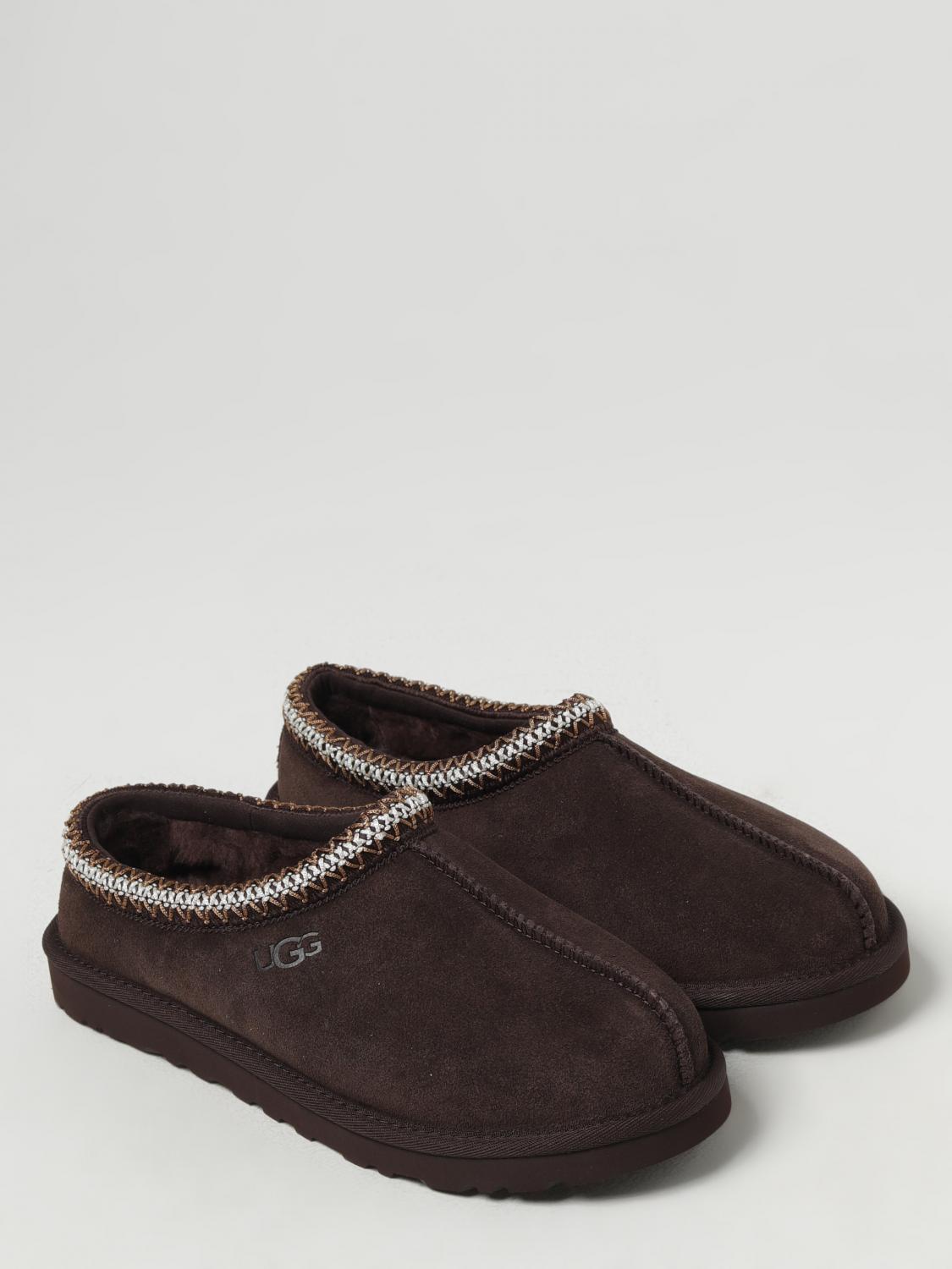 UGG SANDALI: Sabot Tasman UGG in camoscio , Marrone - Img 2