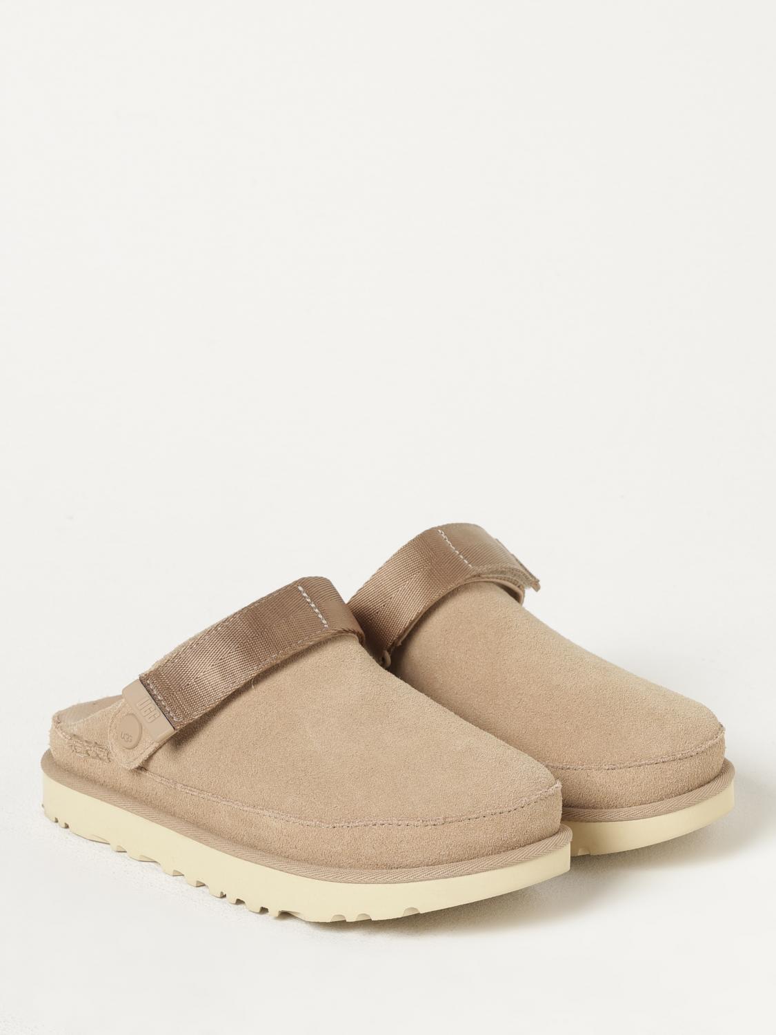 UGG SANDALI: Sabot Tasman Weather Hybrid UGG idrorepellenti in camoscio , Cammello - Img 2