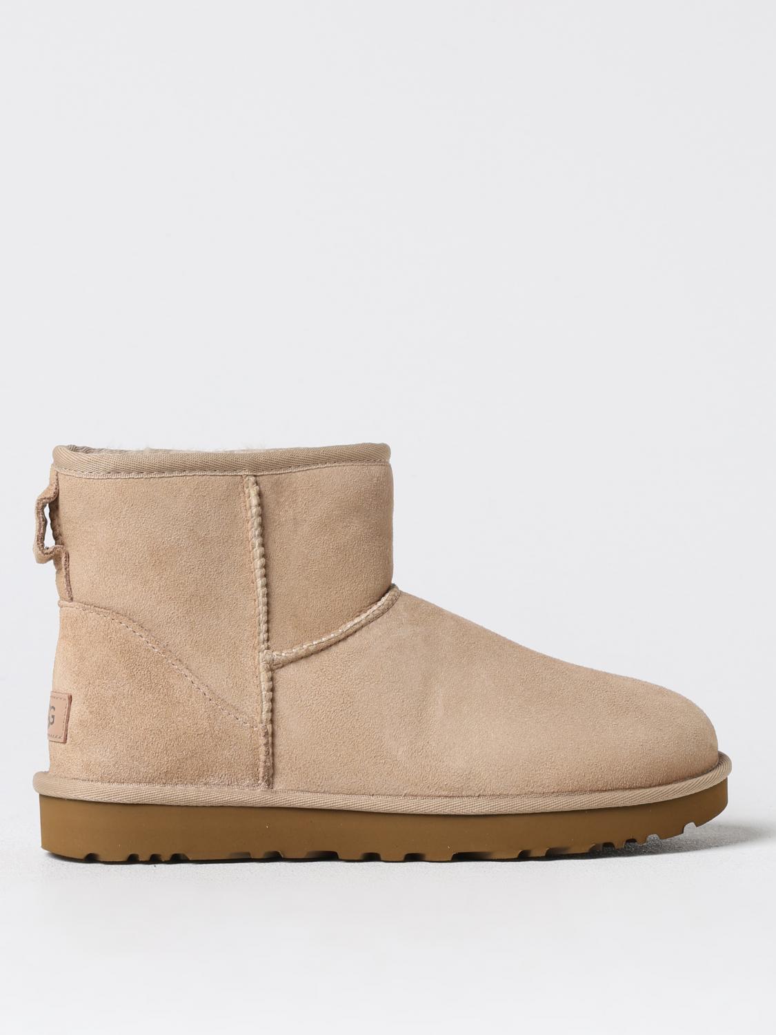 UGG STIVALI: Stivaletto Classic Mini II UGG in camoscio , Beige - Img 1
