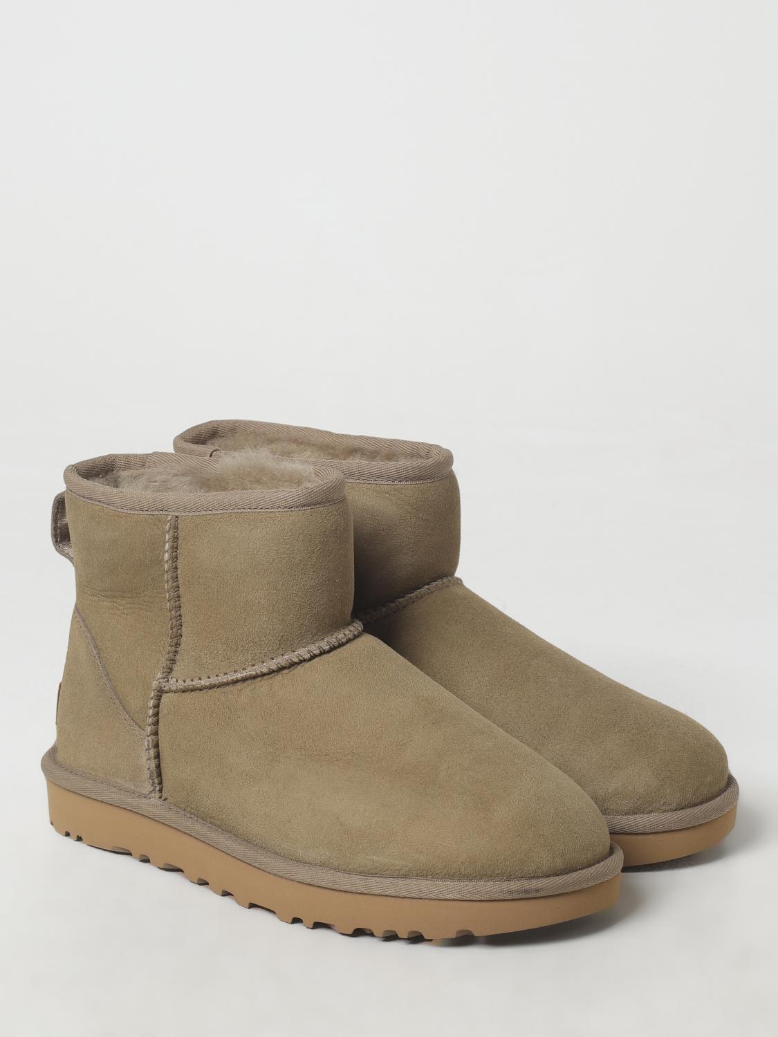 UGG FLAT ANKLE BOOTS: Shoes woman UGG, Mud - Img 2