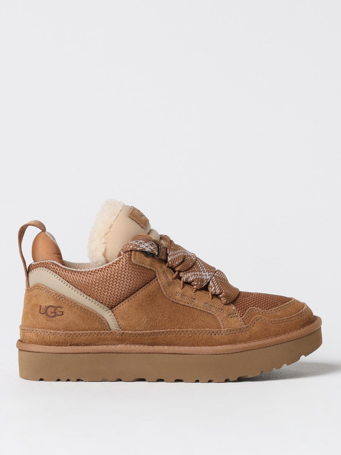 UGG SNEAKERS: Sneakers Lowmel UGG in camoscio e mesh , Nocciola - Img 1
