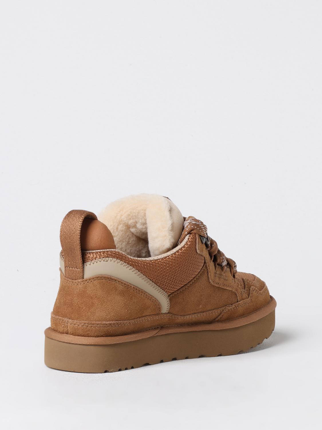 UGG SNEAKERS: Sneakers Lowmel UGG in camoscio e mesh , Nocciola - Img 3