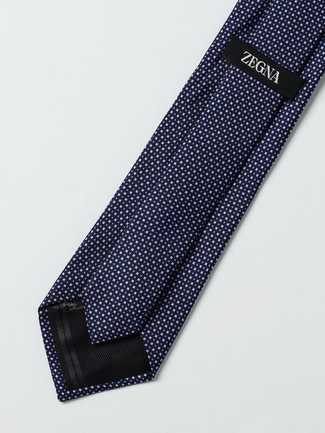 ZEGNA TIE: Tie men Zegna, Blue - Img 2