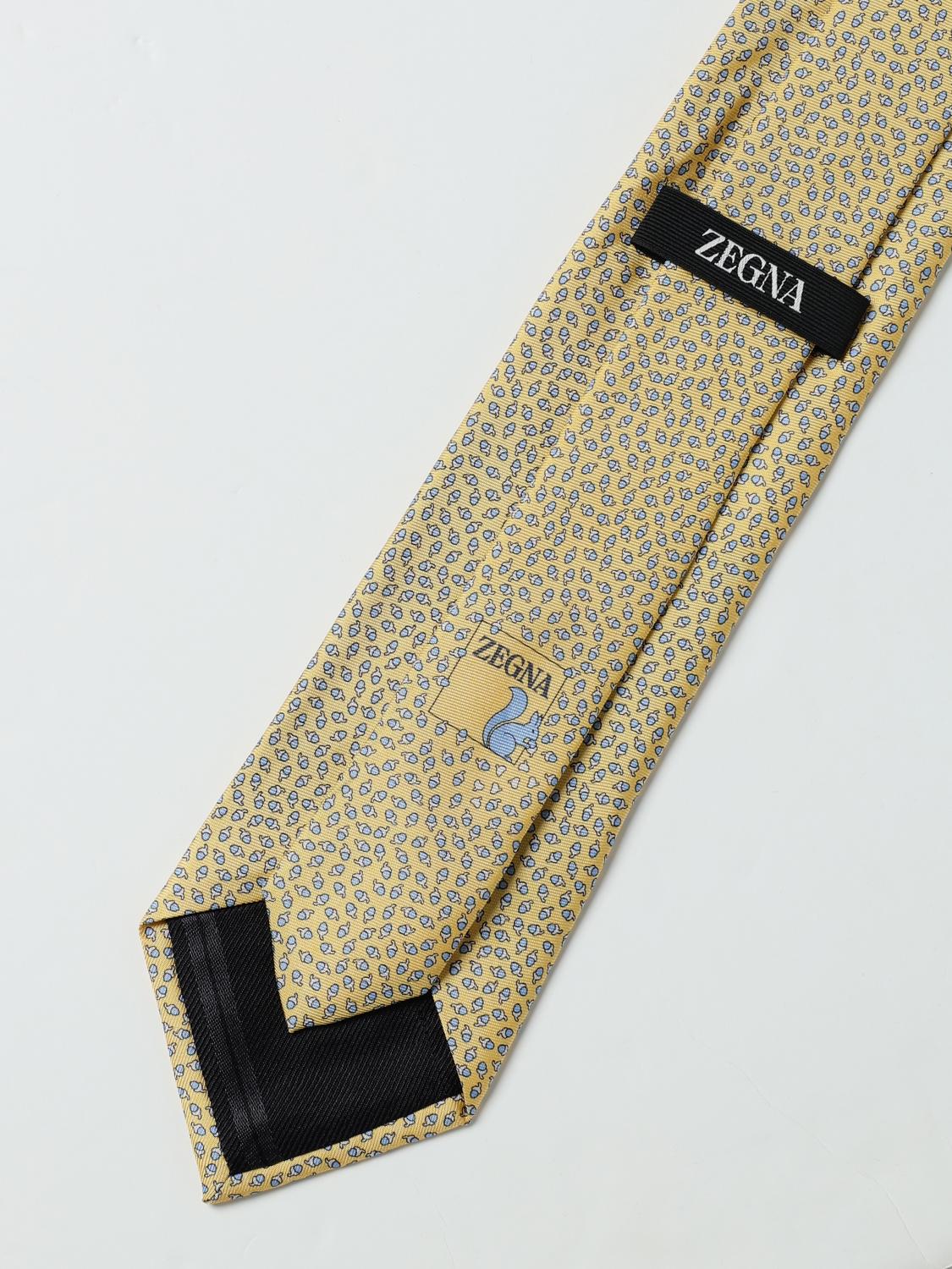 ZEGNA TIE: Tie men Zegna, Yellow - Img 2