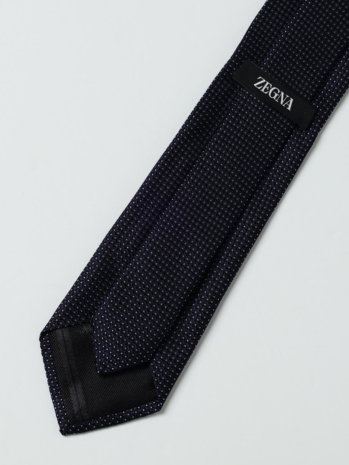 ZEGNA TIE: Tie men Zegna, Blue - Img 2