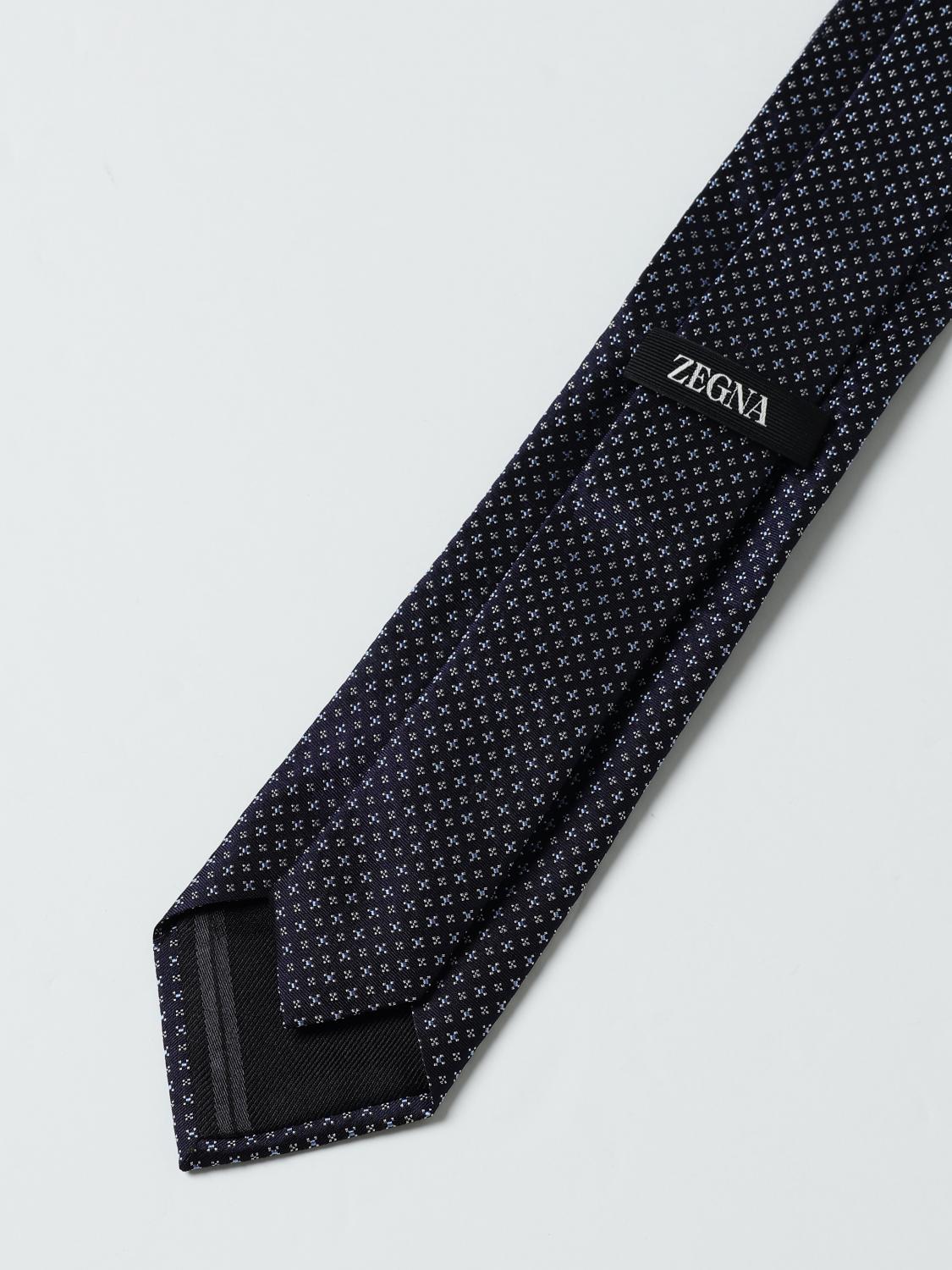 ZEGNA TIE: Tie men Zegna, Blue - Img 2