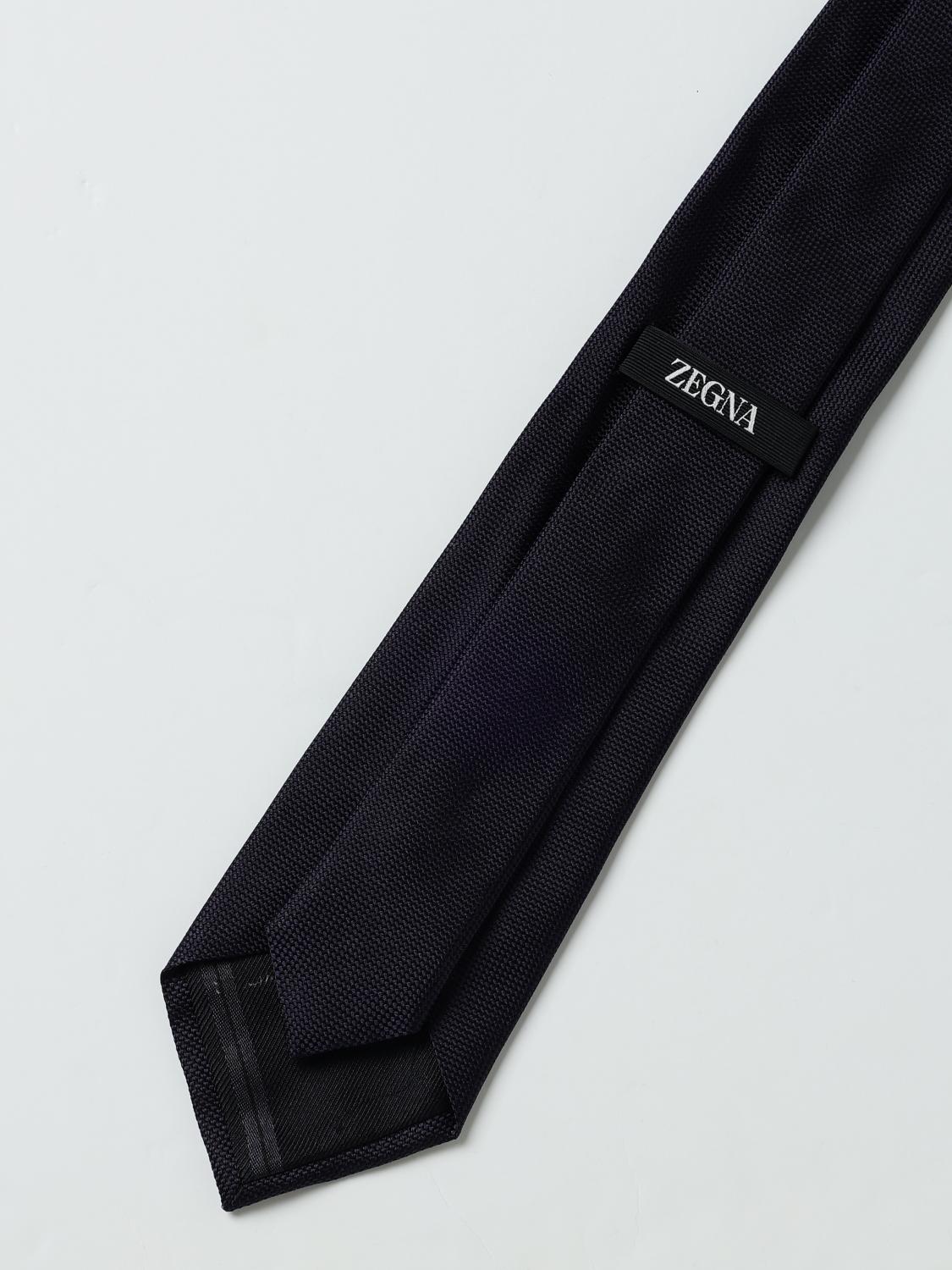 ZEGNA TIE: Tie men Zegna, Blue - Img 2