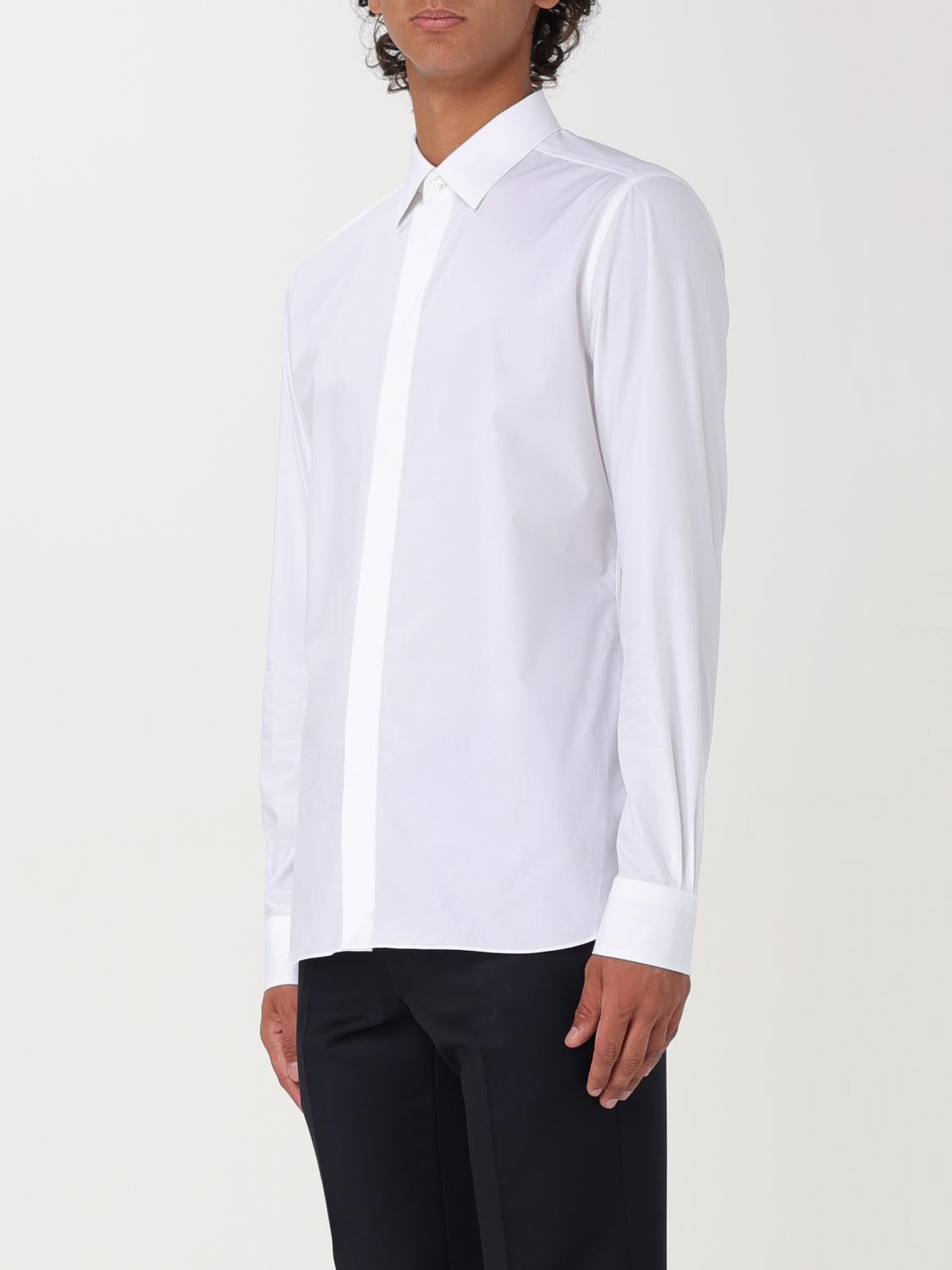 ZEGNA РУБАШКА: Рубашка Мужское Zegna, Белый - Img 4
