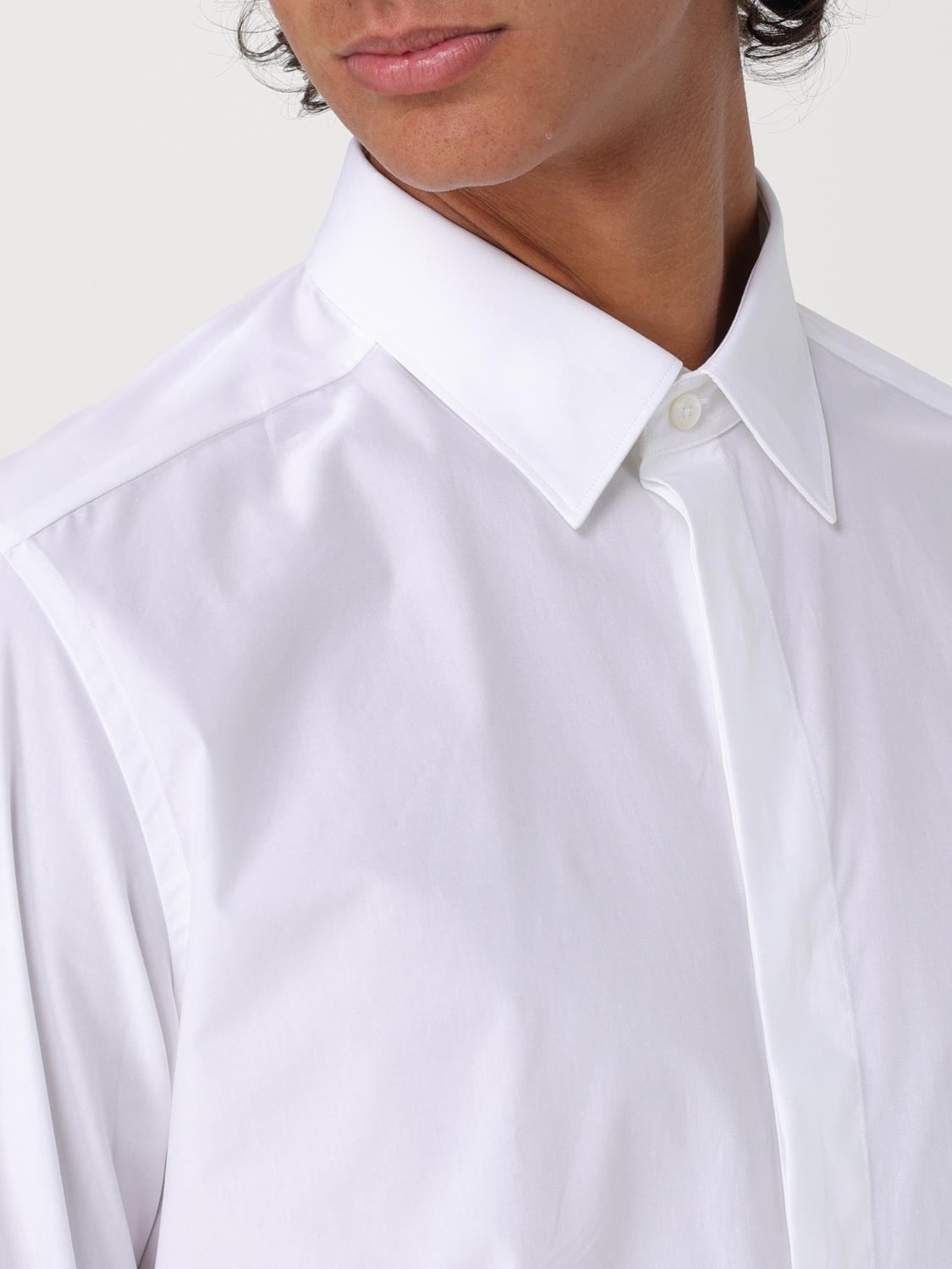 ZEGNA РУБАШКА: Рубашка Мужское Zegna, Белый - Img 5