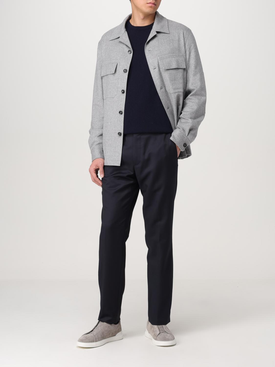 ZEGNA SHIRT: Blazer men Zegna, Grey - Img 2