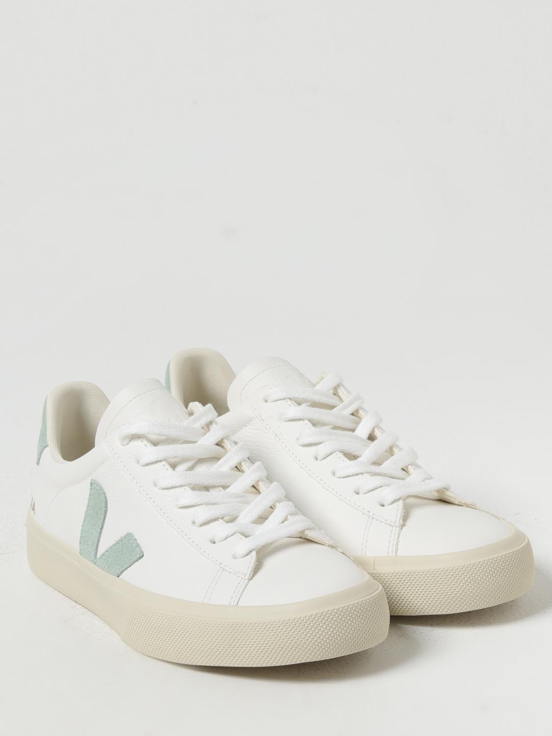 VEJA SNEAKERS: Sneakers Campo Veja in pelle , Bianco - Img 2