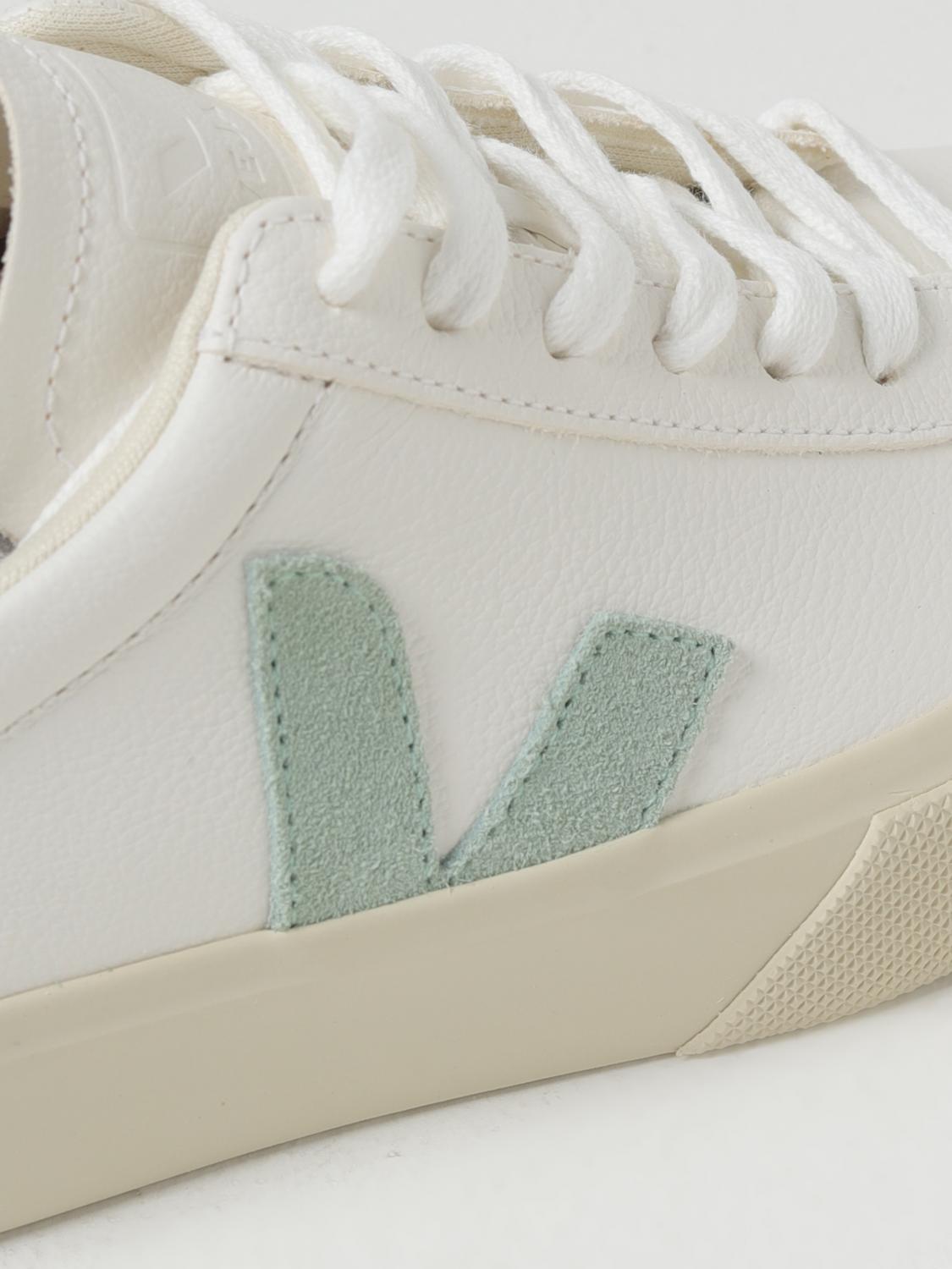 VEJA SNEAKERS: Sneakers Campo Veja in pelle , Bianco - Img 4