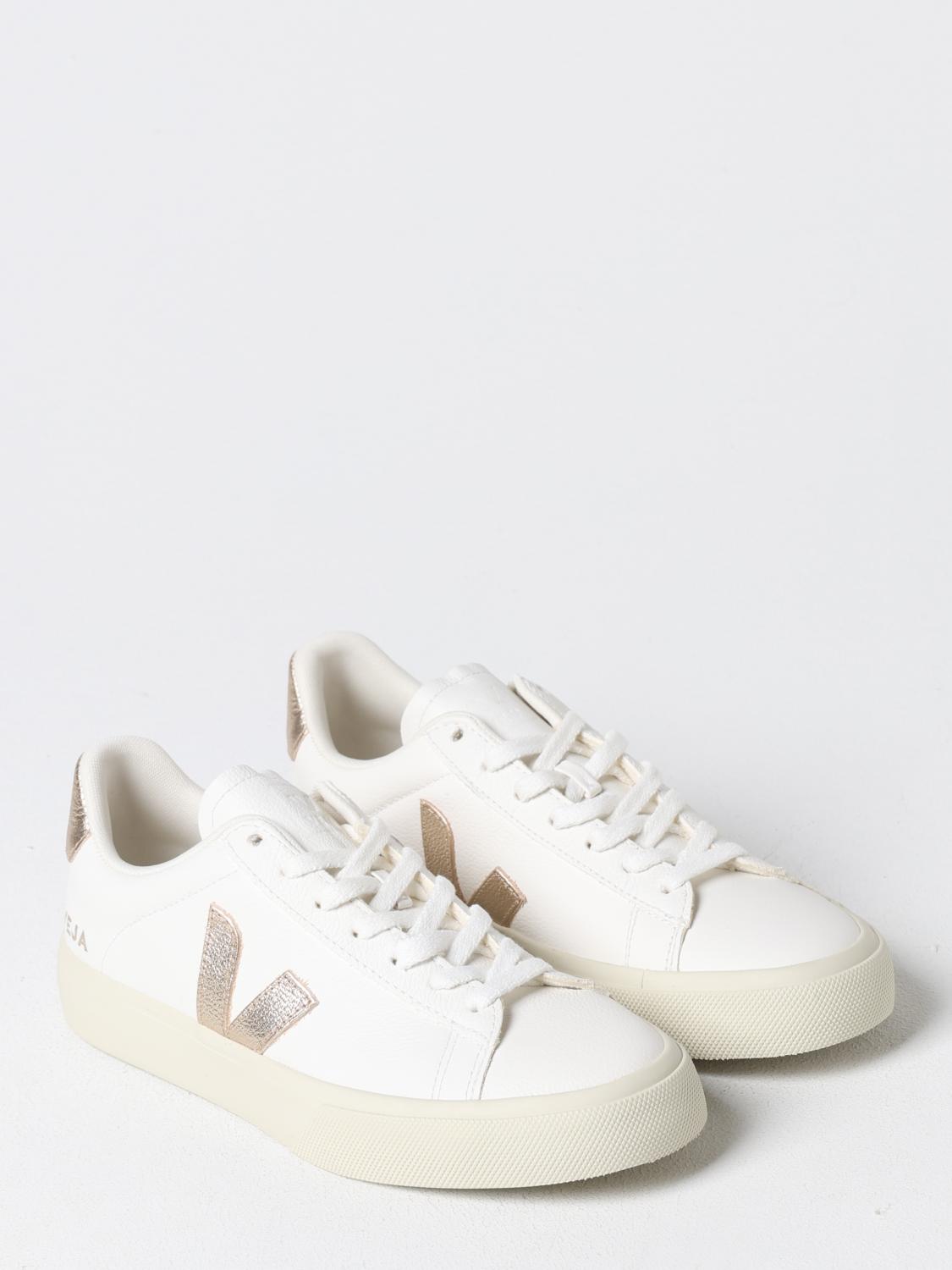 VEJA SNEAKERS: Sneakers Campo Veja in pelle , Bianco - Img 2