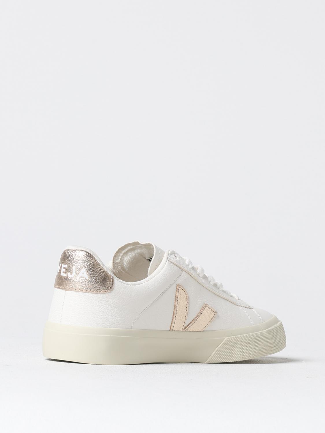 VEJA SNEAKERS: Sneakers Campo Veja in pelle , Bianco - Img 3
