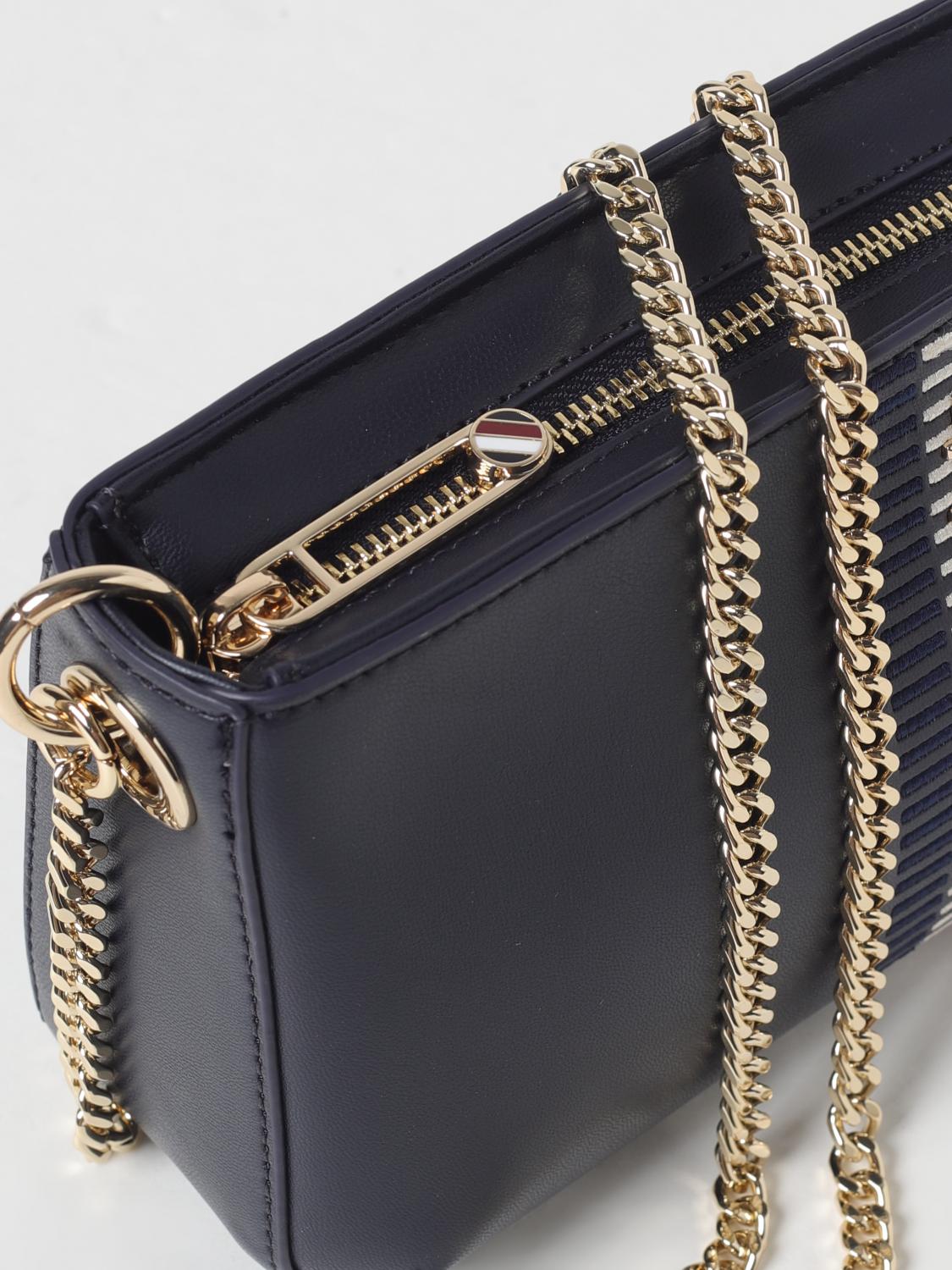 TOMMY HILFIGER CROSSBODY BAGS: Shoulder bag woman Tommy Hilfiger, Blue - Img 3