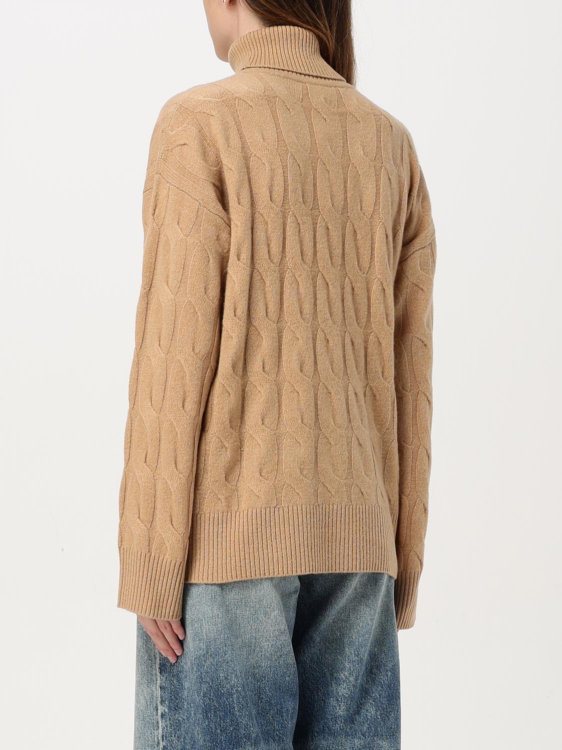 TOMMY HILFIGER MAGLIA: Maglione Tommy Hilfiger in lana riciclata tricot , Beige - Img 2