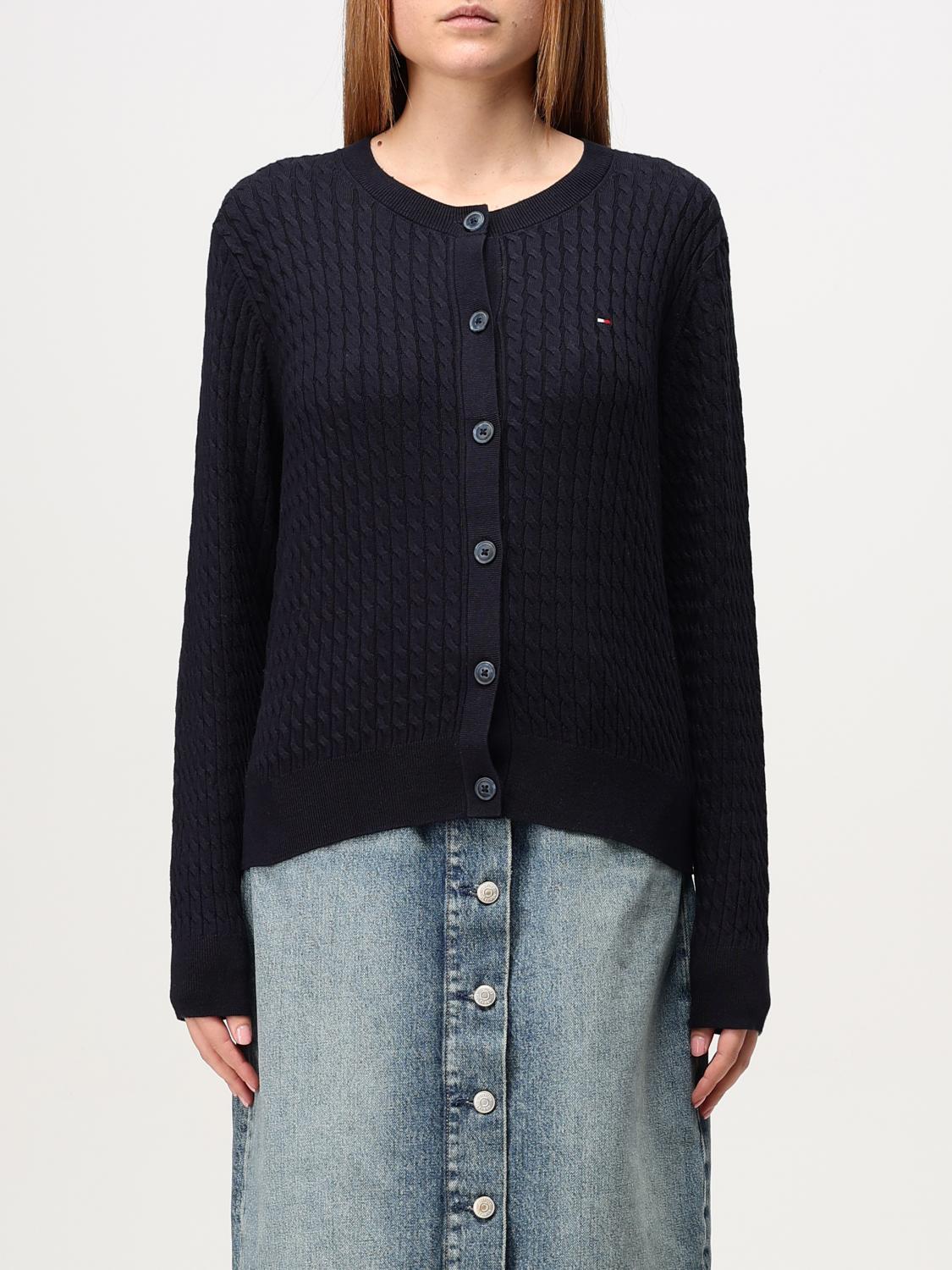 TOMMY HILFIGER CARDIGAN: Tommy Hilfiger organic cotton cardigan, Blue - Img 1