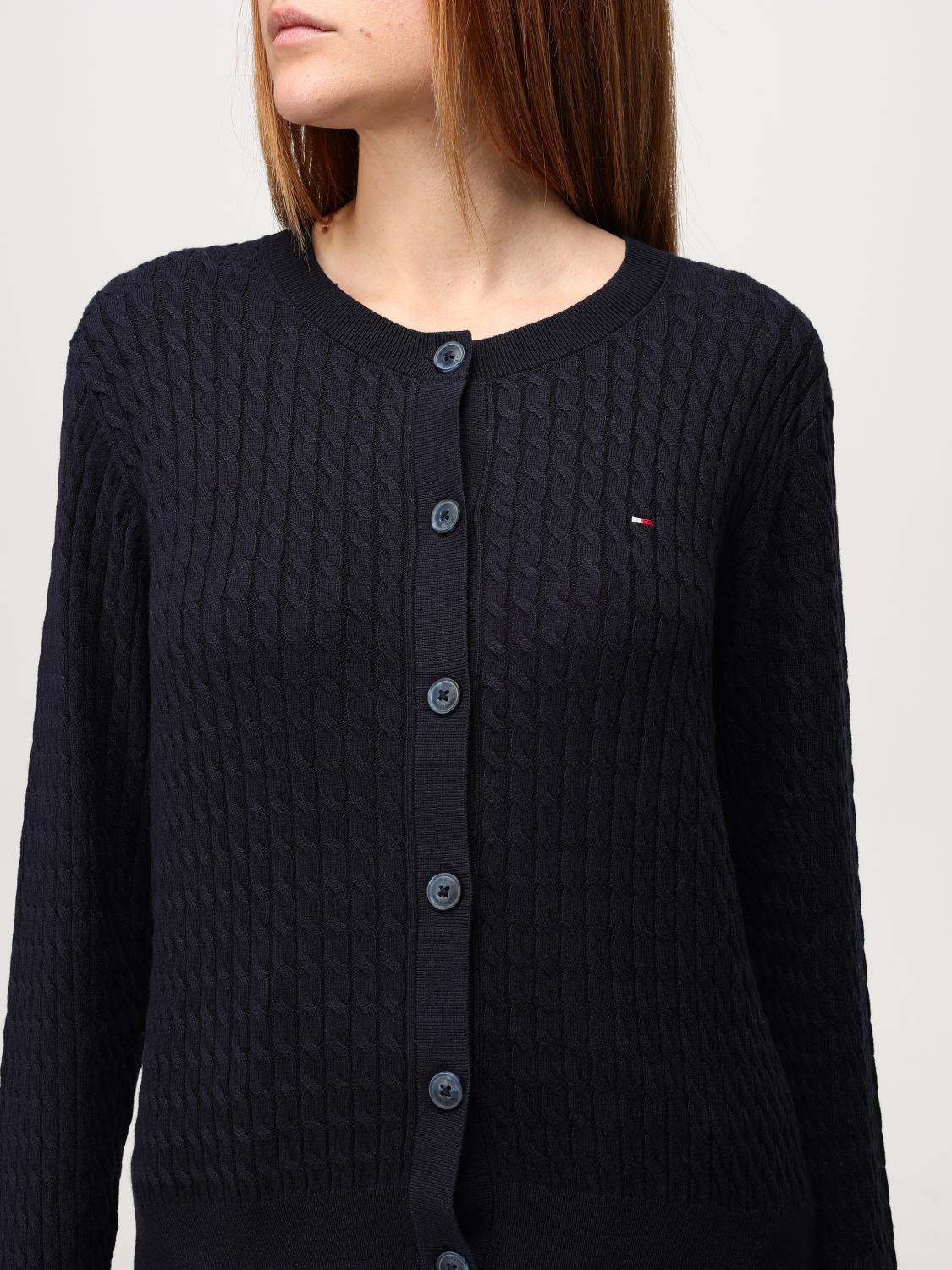 TOMMY HILFIGER CARDIGAN: Tommy Hilfiger organic cotton cardigan, Blue - Img 3